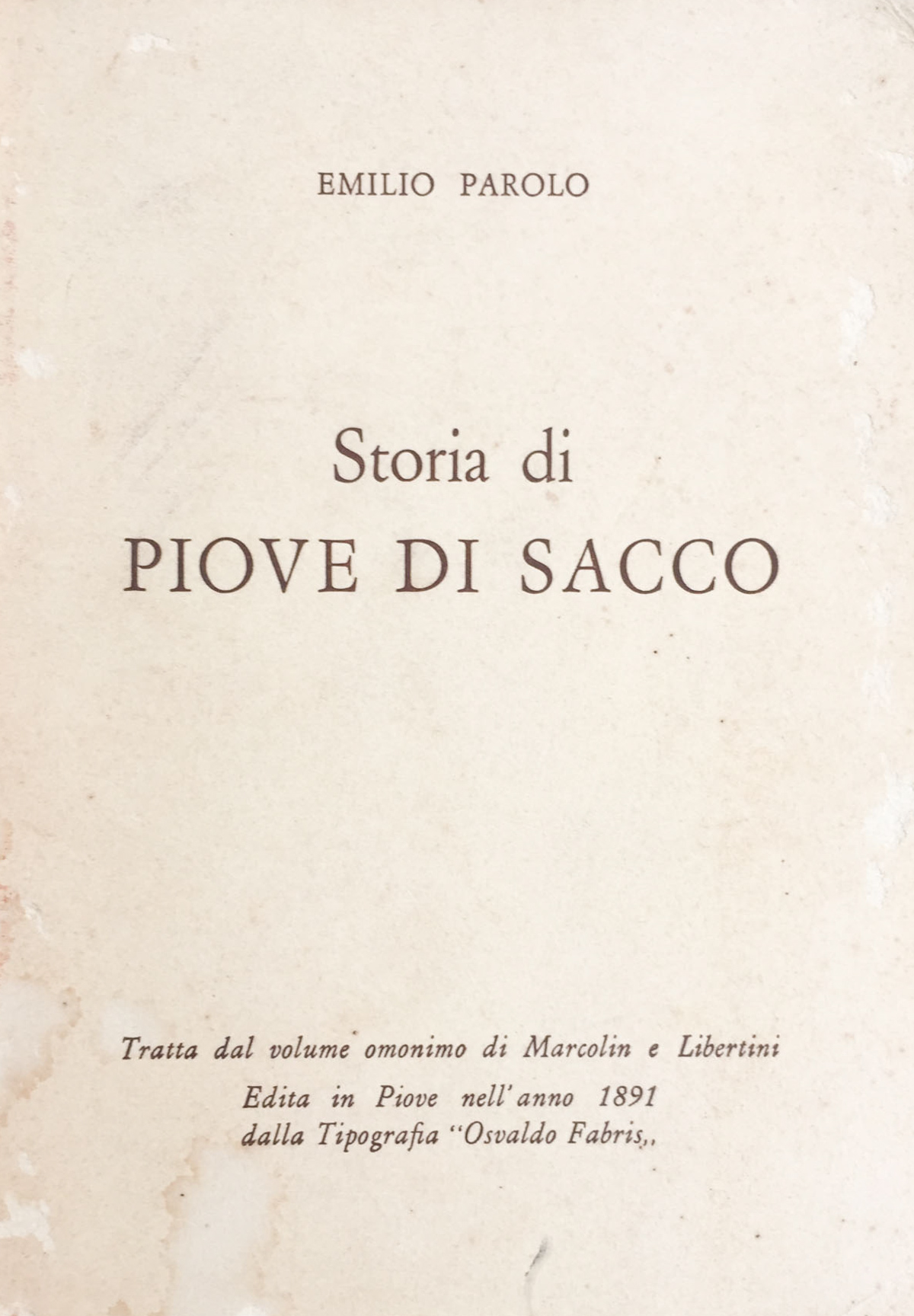 Storia di Piove di Sacco