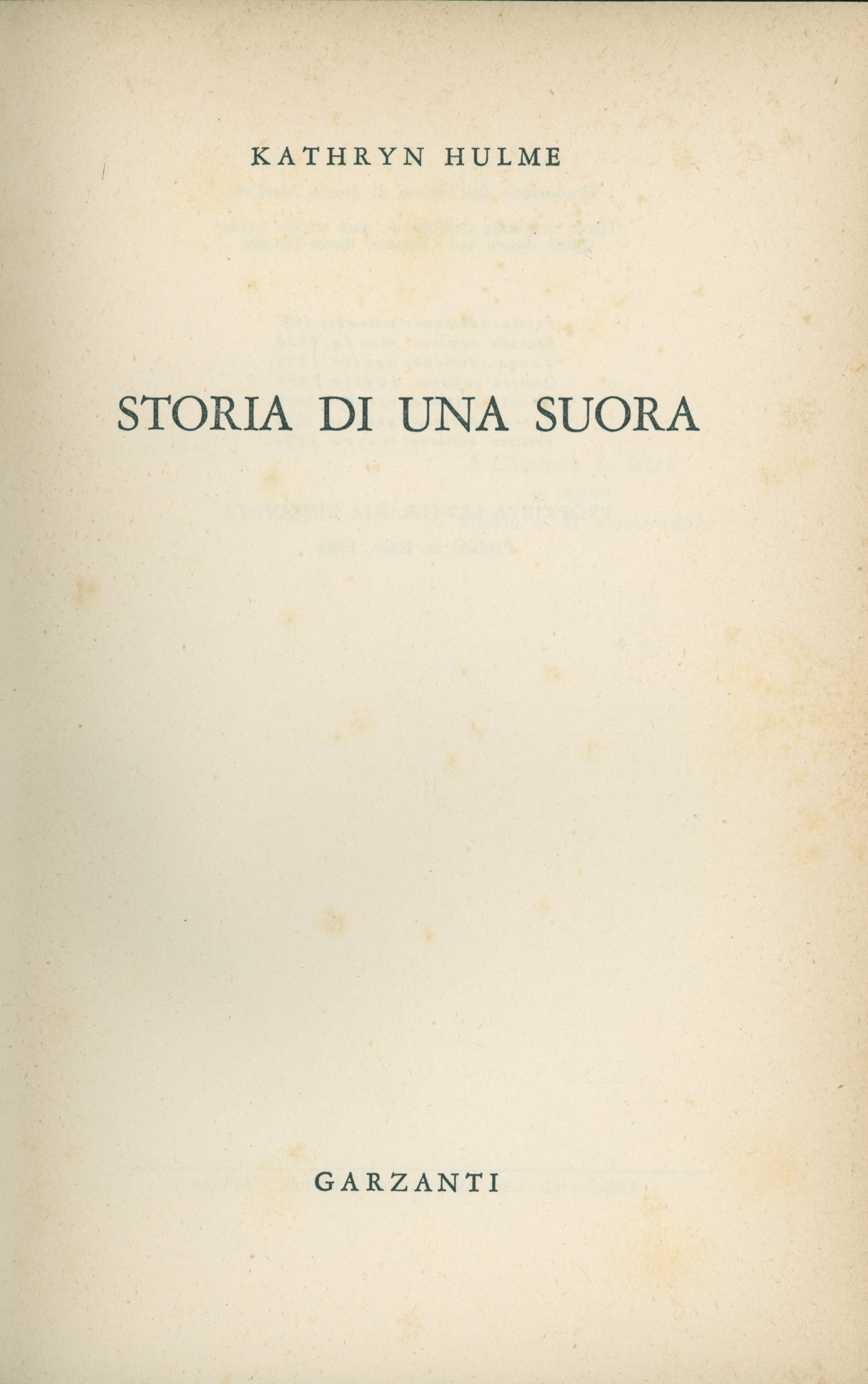 Storia di una suora