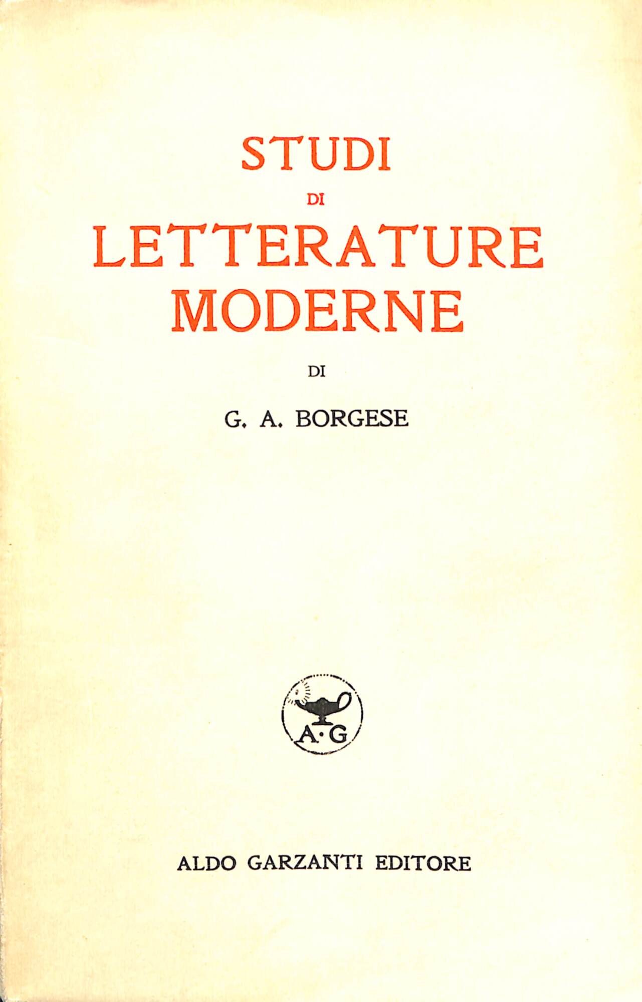 Studi di letterature moderne
