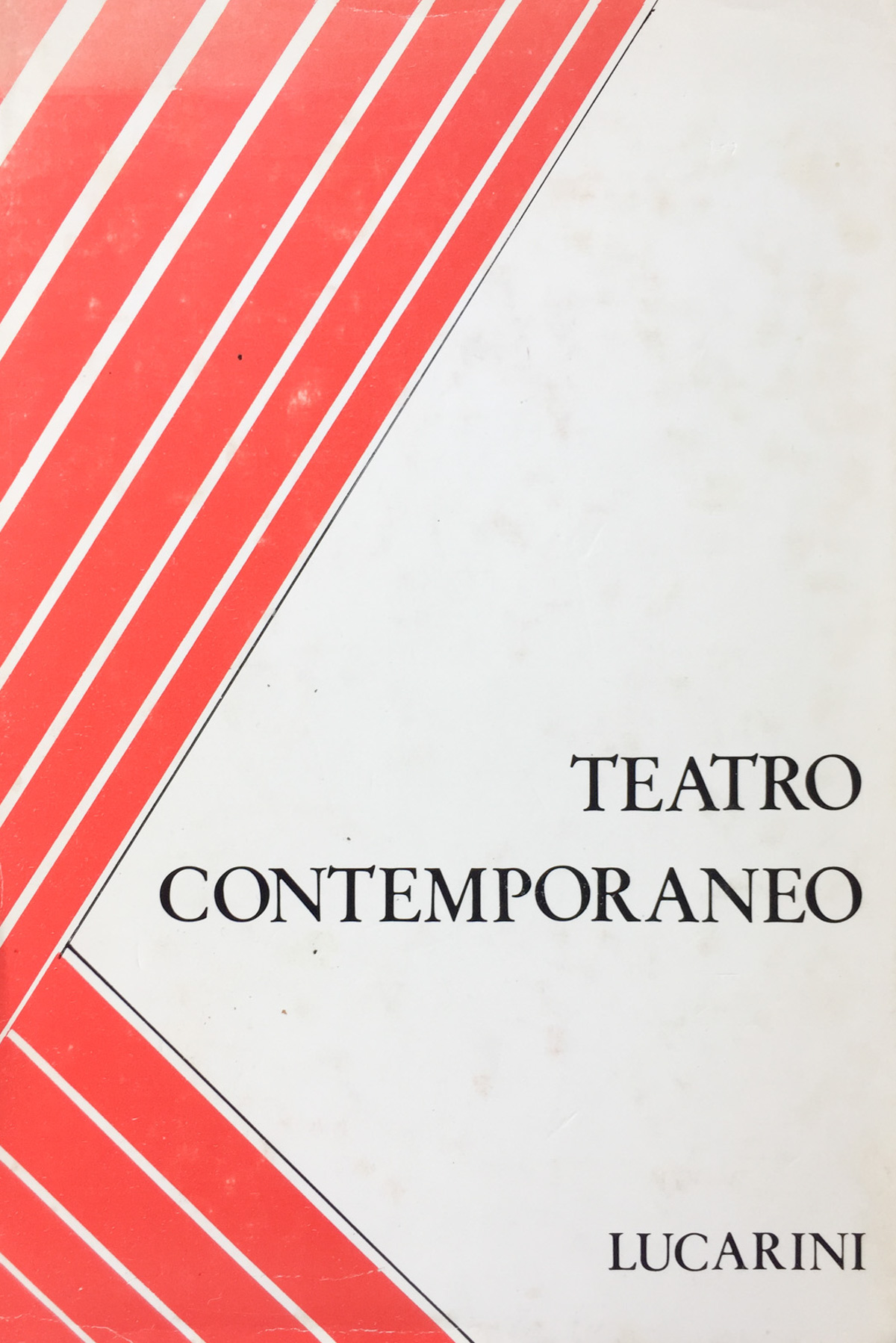 Teatro contemporaneo. Appendice 1 1983