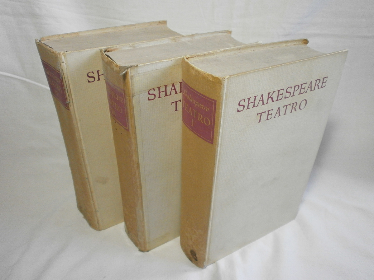 Teatro. Shakespeare 3 voll. Sansoni 1949