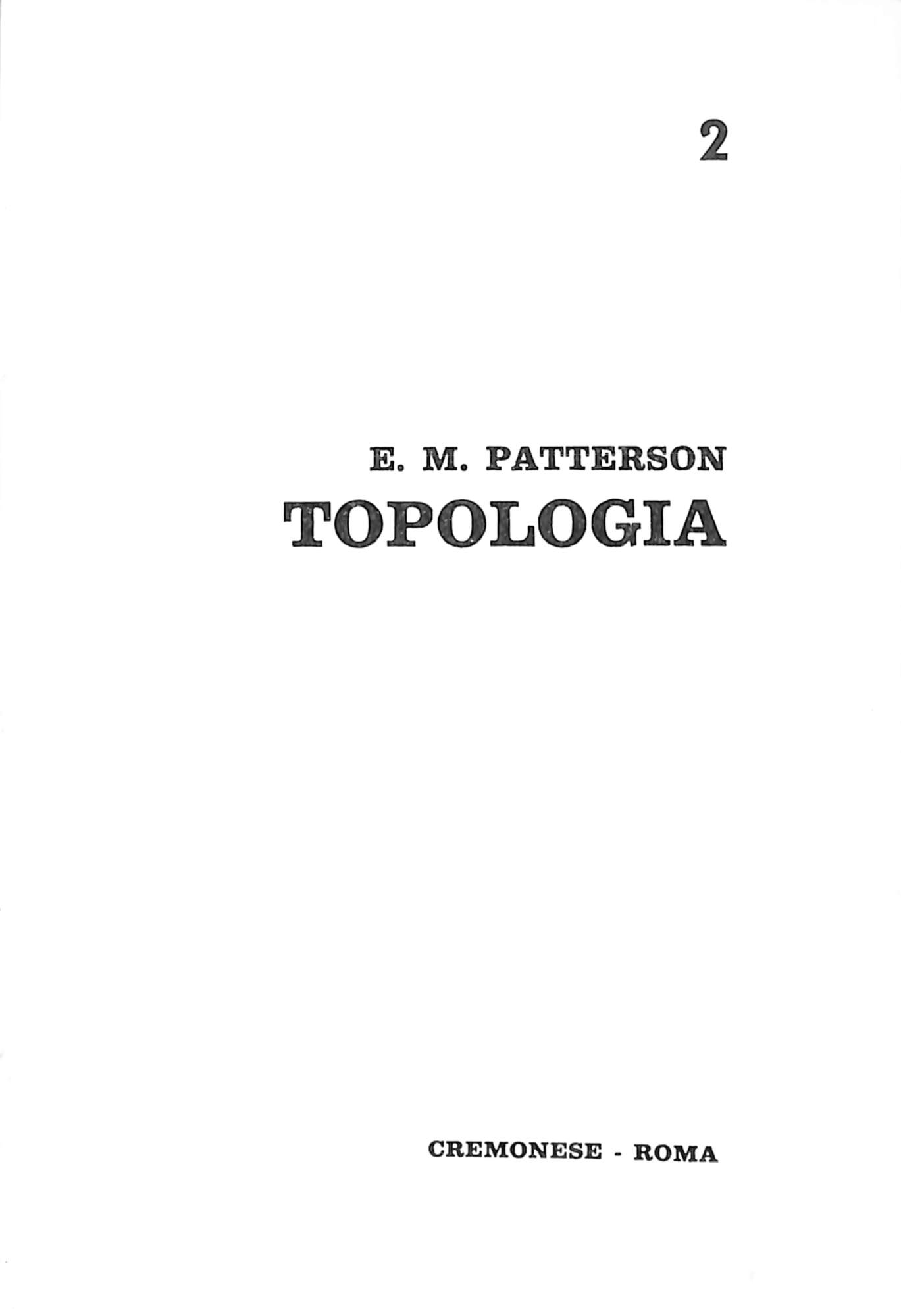 Topologia