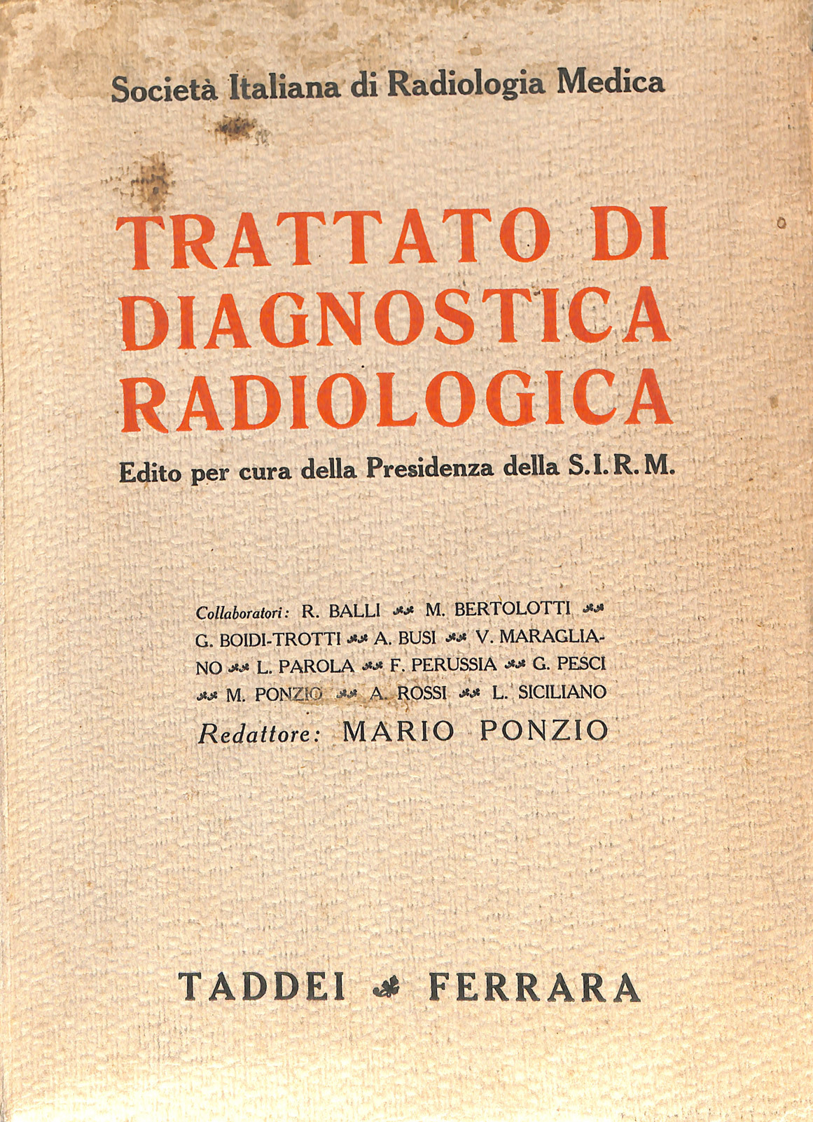 Trattato di diagnostica radiologica