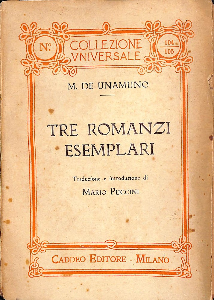 Tre romanzi esemplari