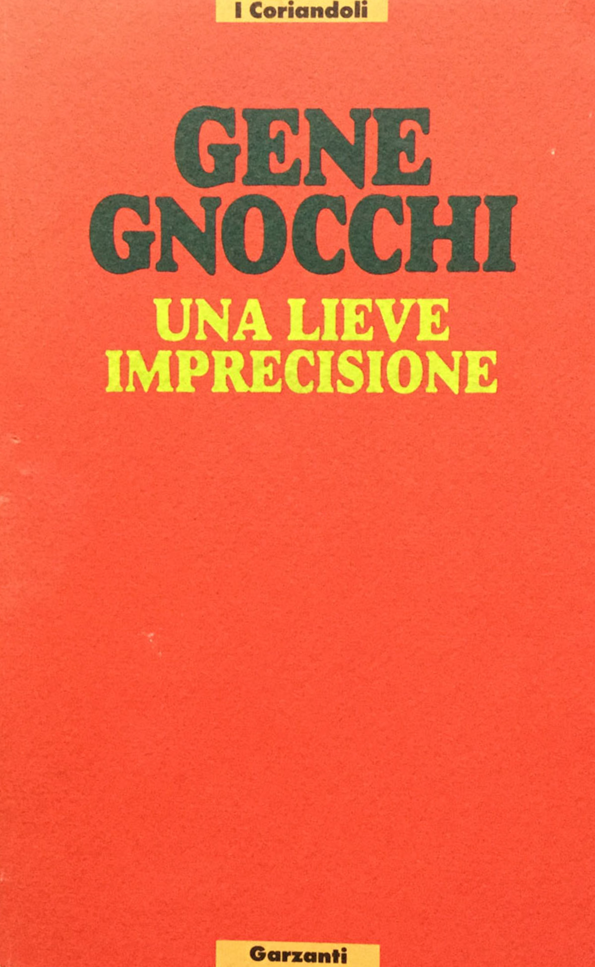 Una lieve imprecisione
