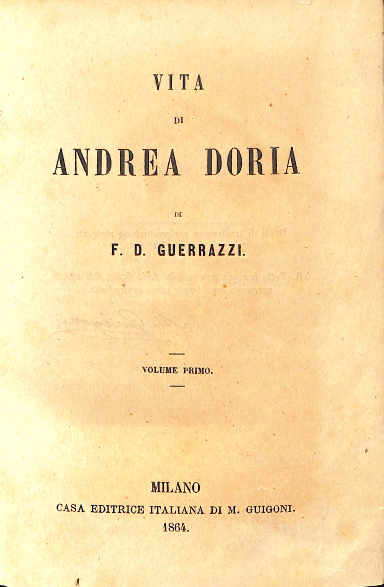 Vita di Andrea Doria, 2 volumi