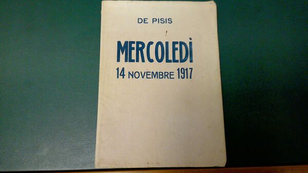 Mercoledì 14 Novembre 1917