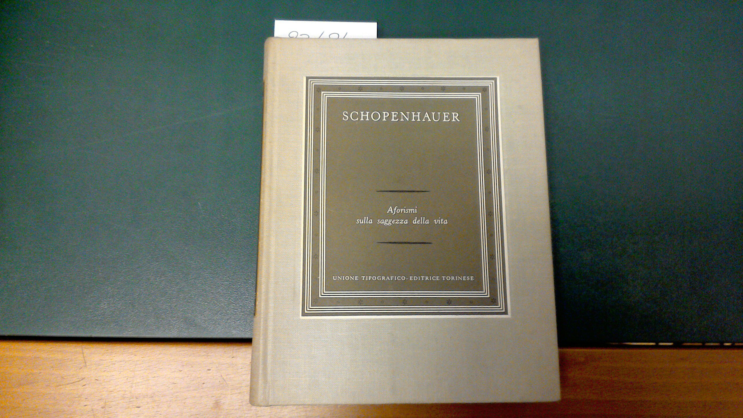 Aforismi sulla saggezza della vita