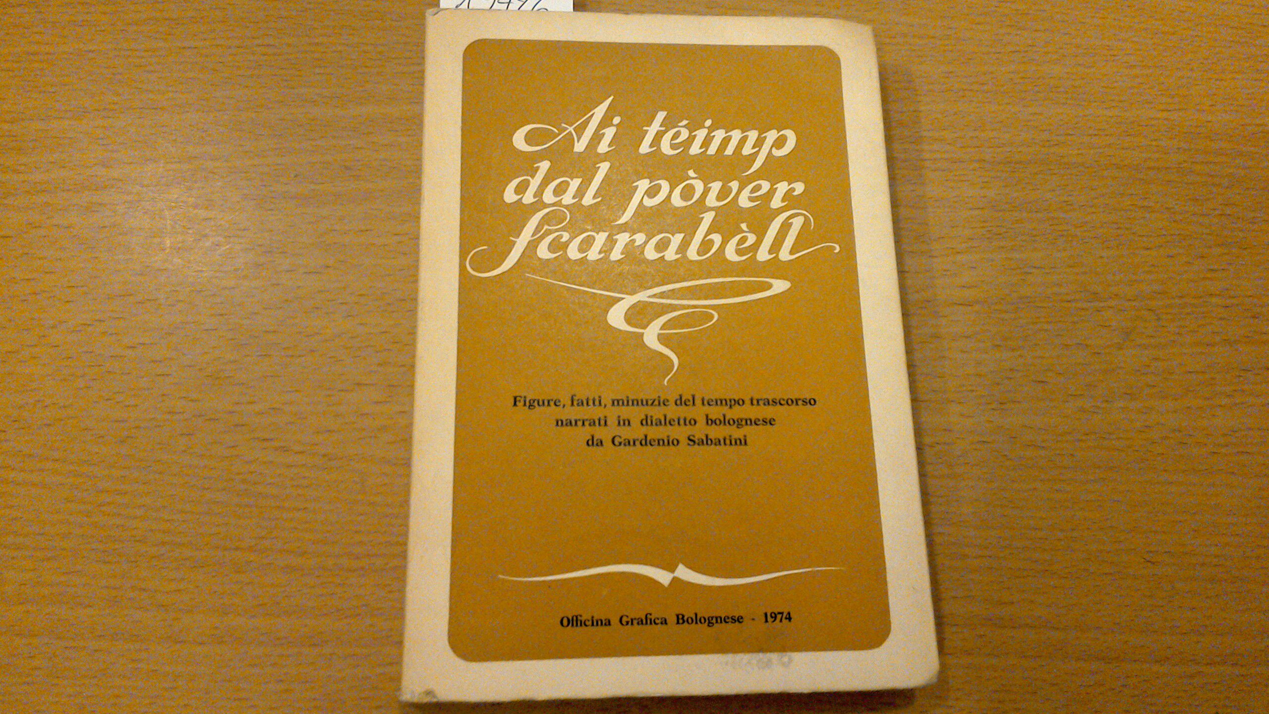 Ai teimp dal pover scarabell