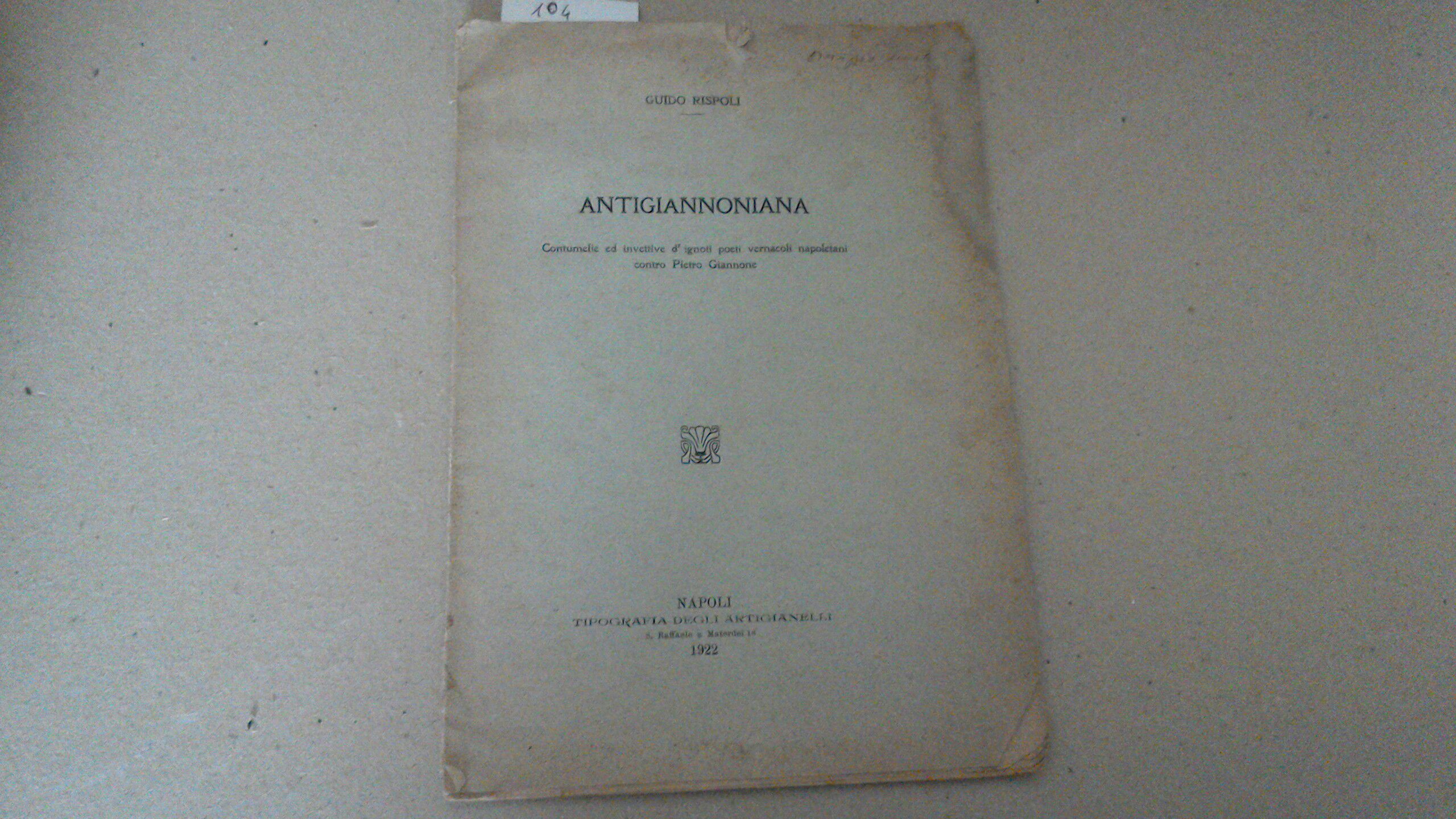 Antigiannoniana