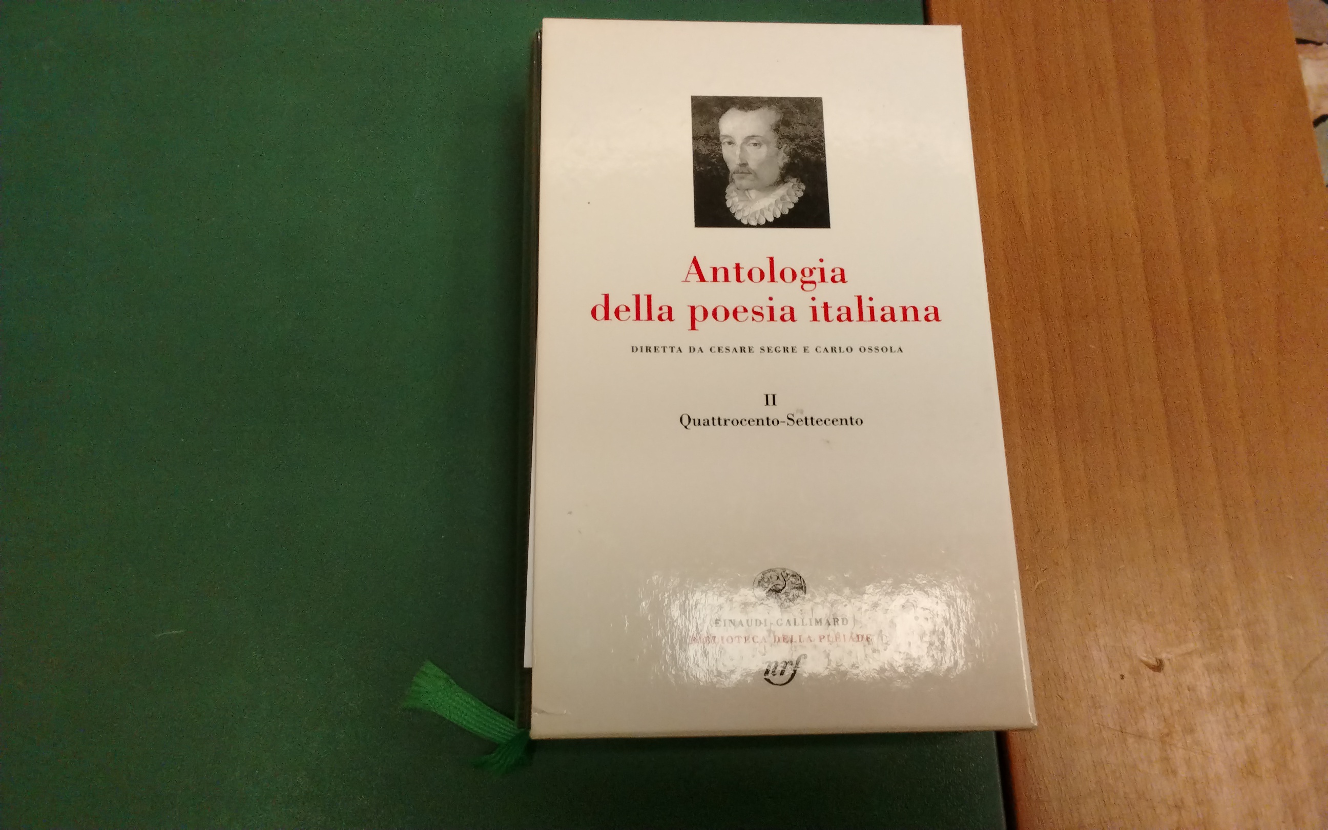 Antologia della poesia italiana II - Quattrocento - Settecento