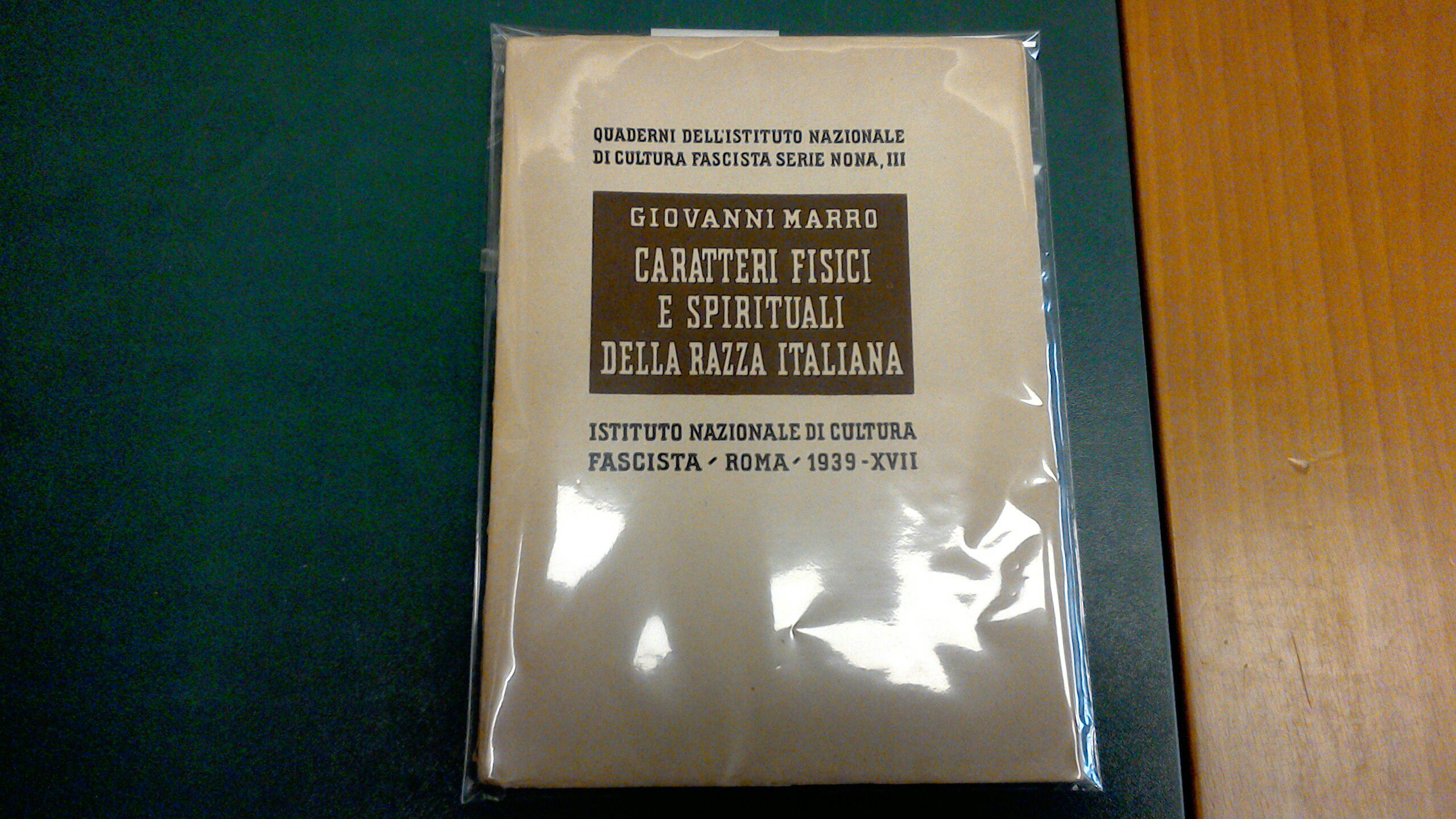 Caratteri fisici e spirituali della razza italiana