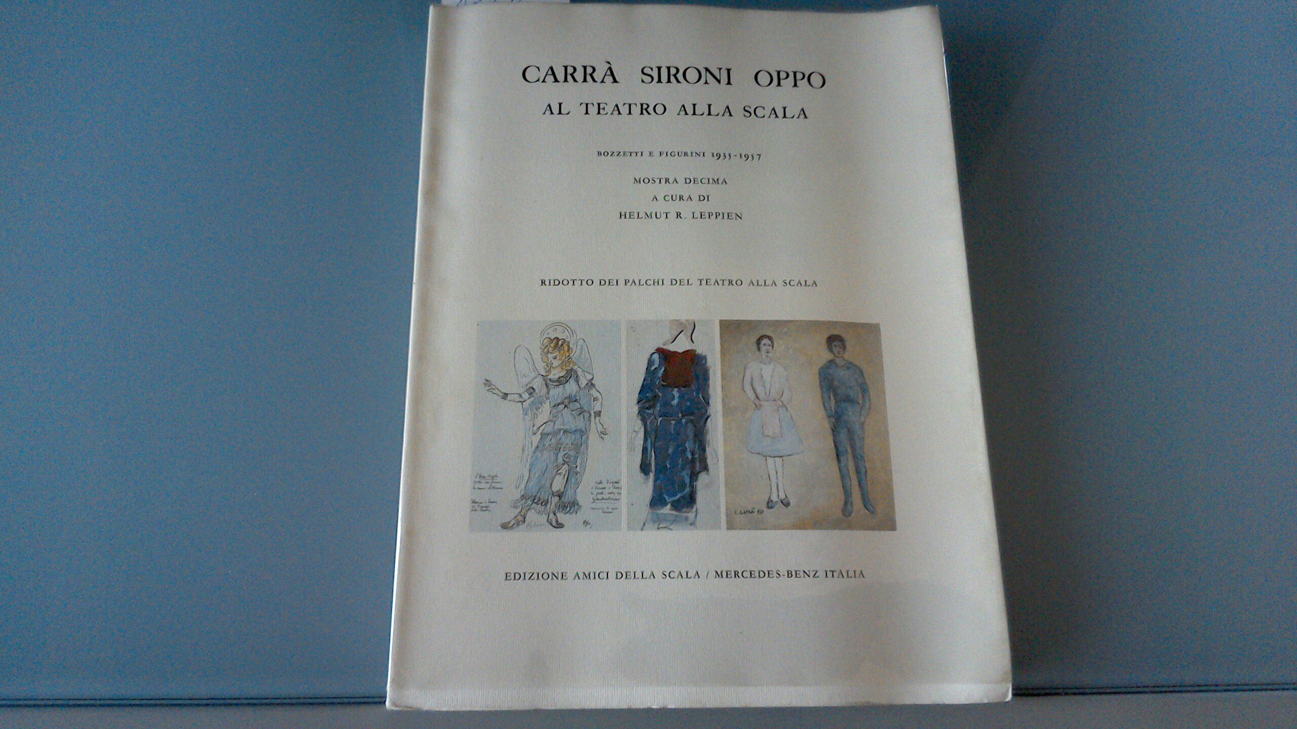 Carrà, Sironi, Oppo al teatro Alla Scala - bozzetti e …