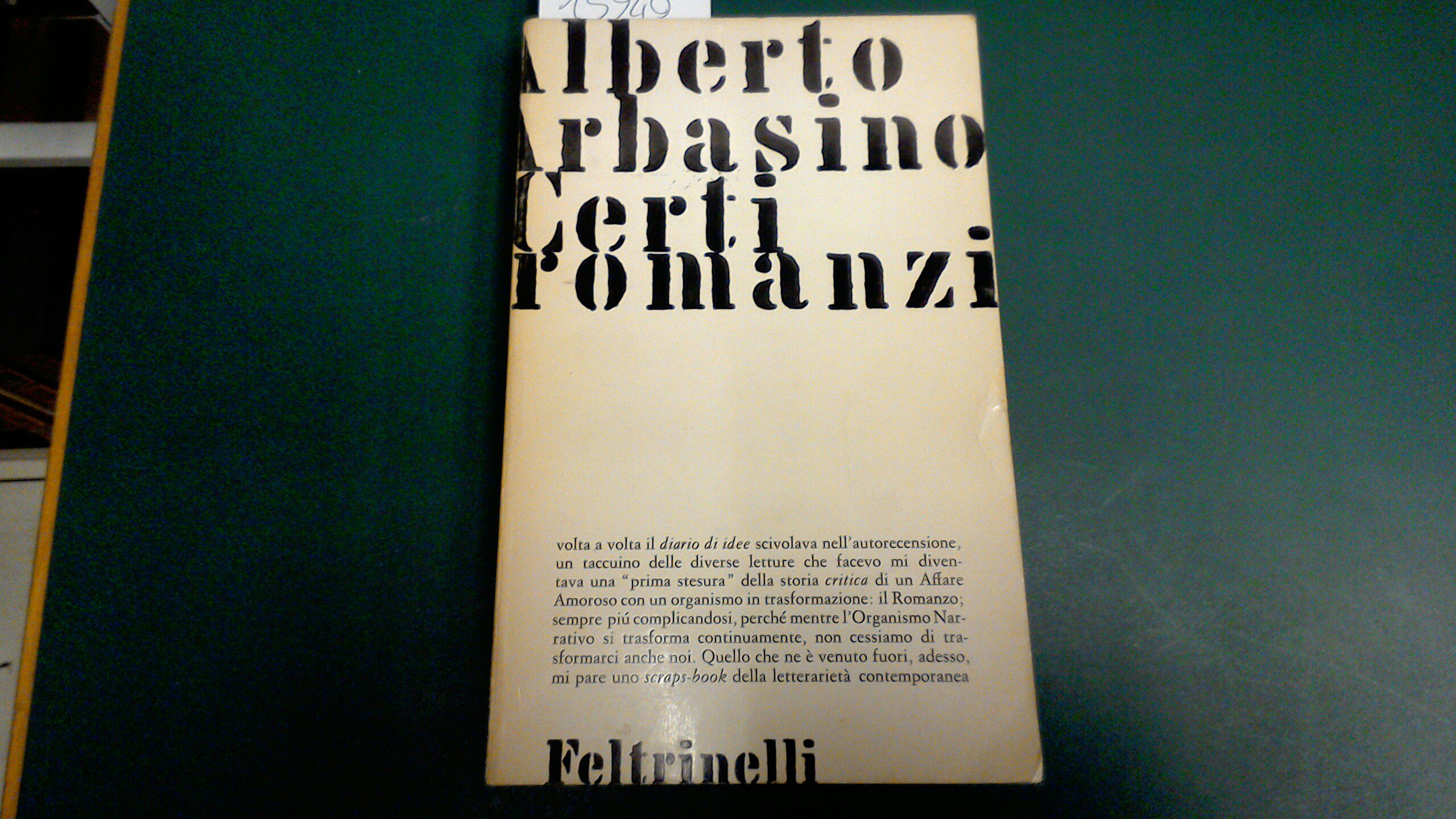 Certi romanzi