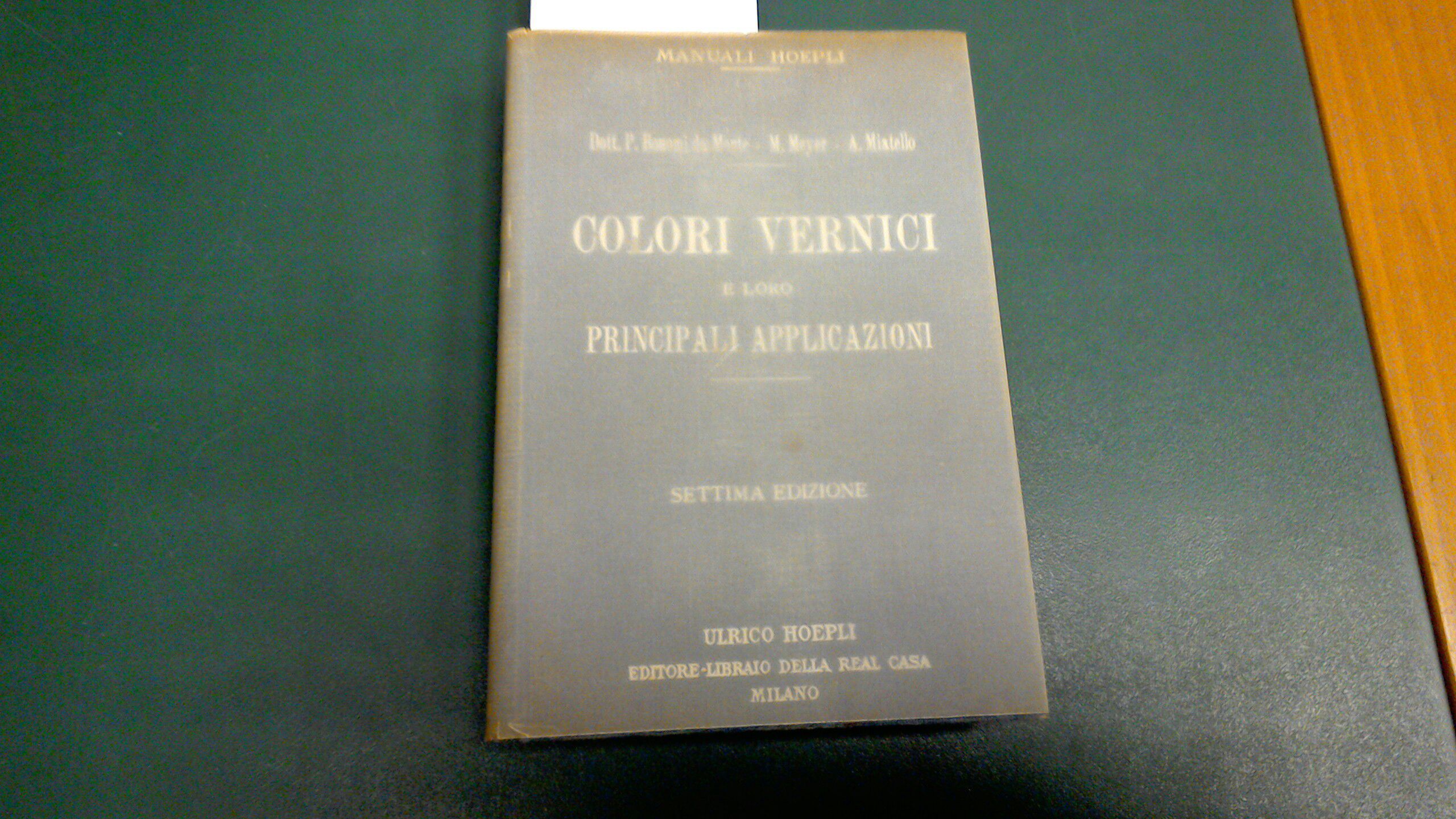 Colori vernici e loro principali applicazioni