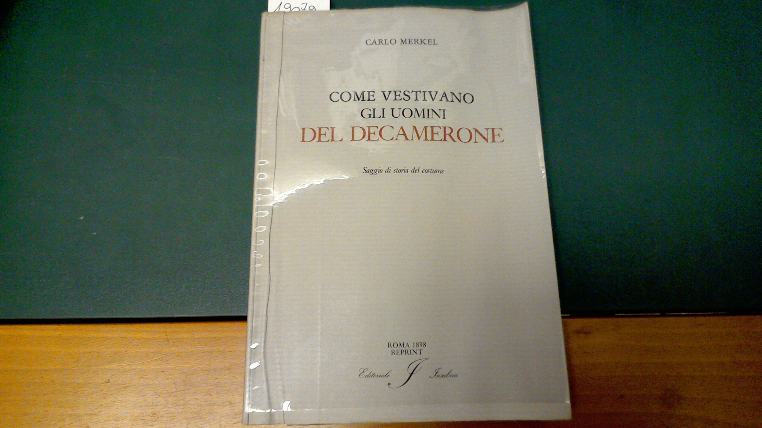 Come vestivano gli uomini del Decamerone - saggio di storia …