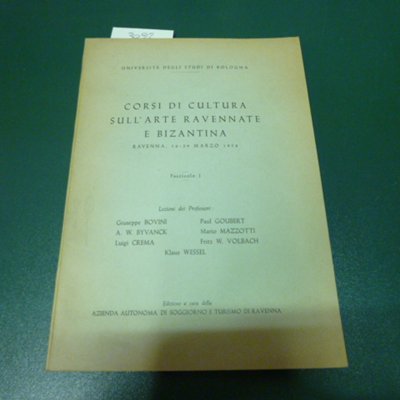 Corsi di cultura sull'arte ravennate e bizantina - Fascicolo 1