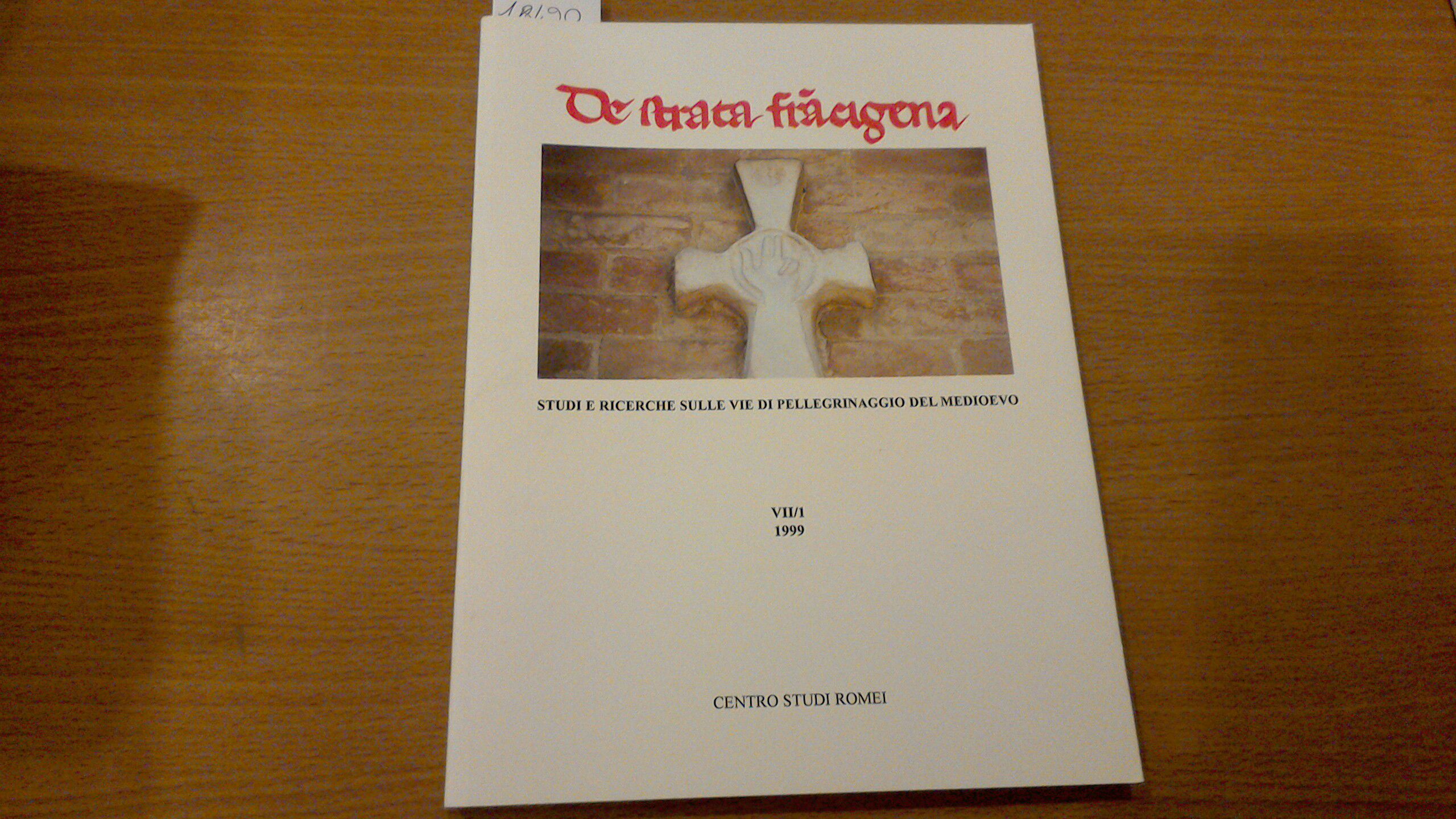 De Strata Francigena VII / 1