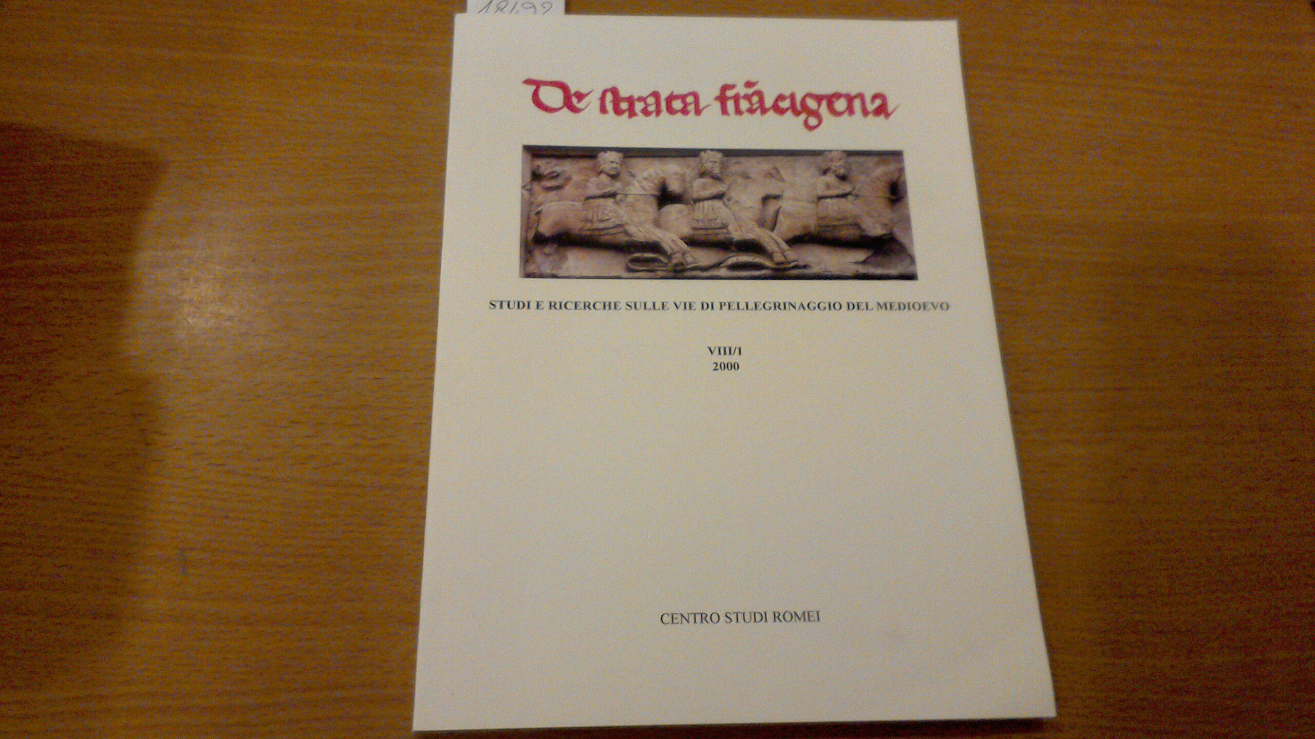 De Strata Francigena VIII / 1