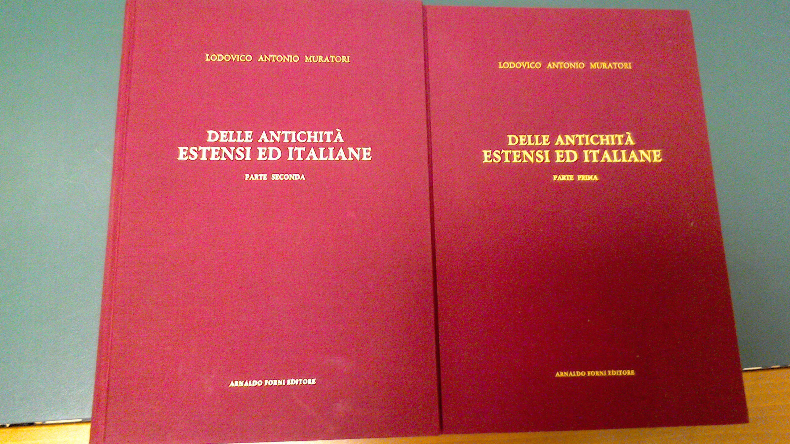 Delle antichità estensi ed italiane ( 2 volumi )