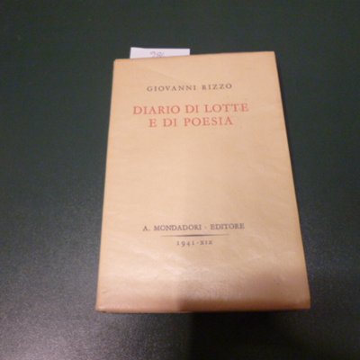Diario di lotte e di poesia