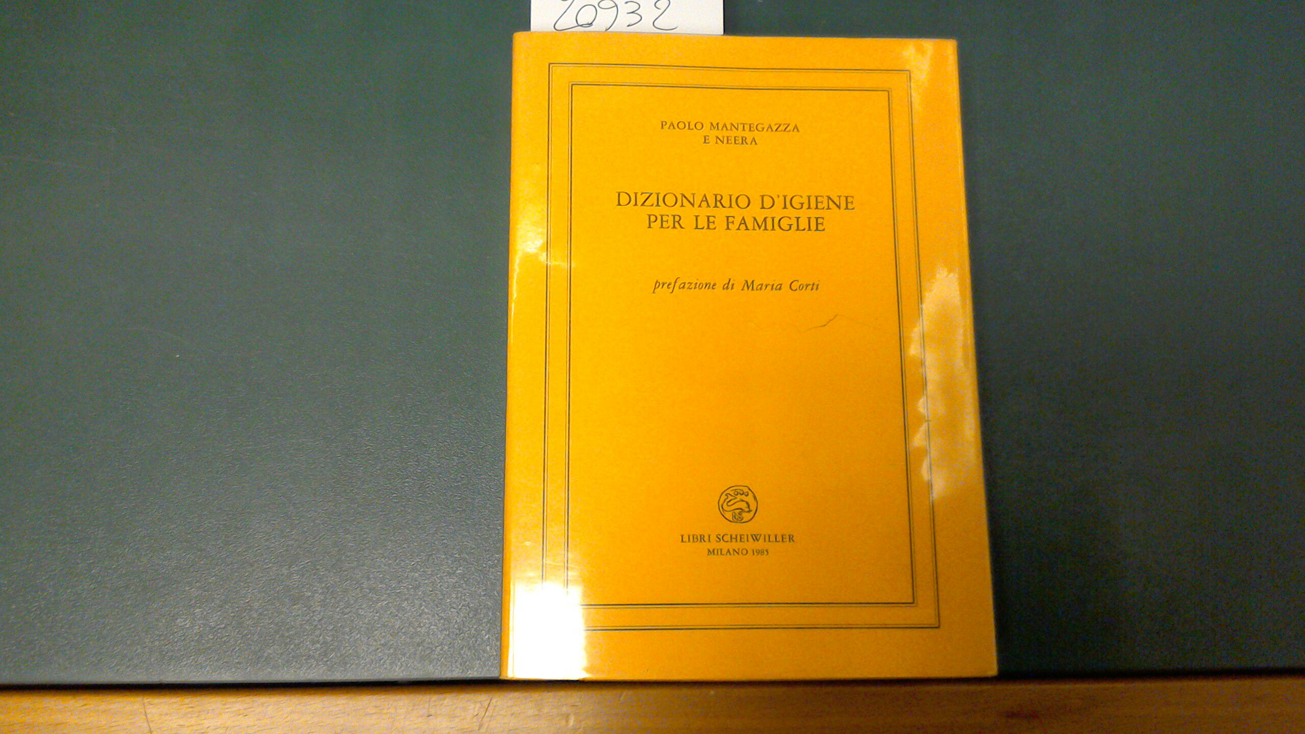 Dizionario d'igiene per le famiglie