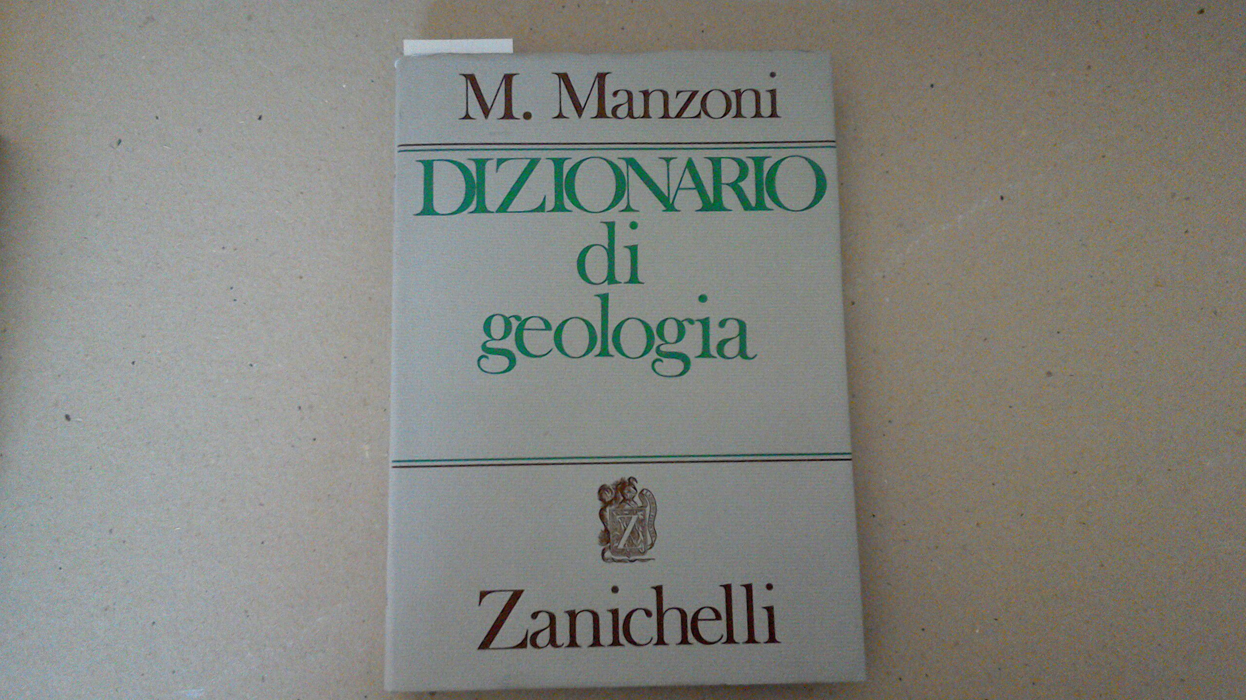 Dizionario di geologia