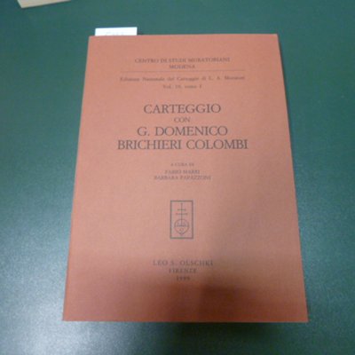 Edizione Nazionale del Carteggio di L. A. Muratori vol. 10, …