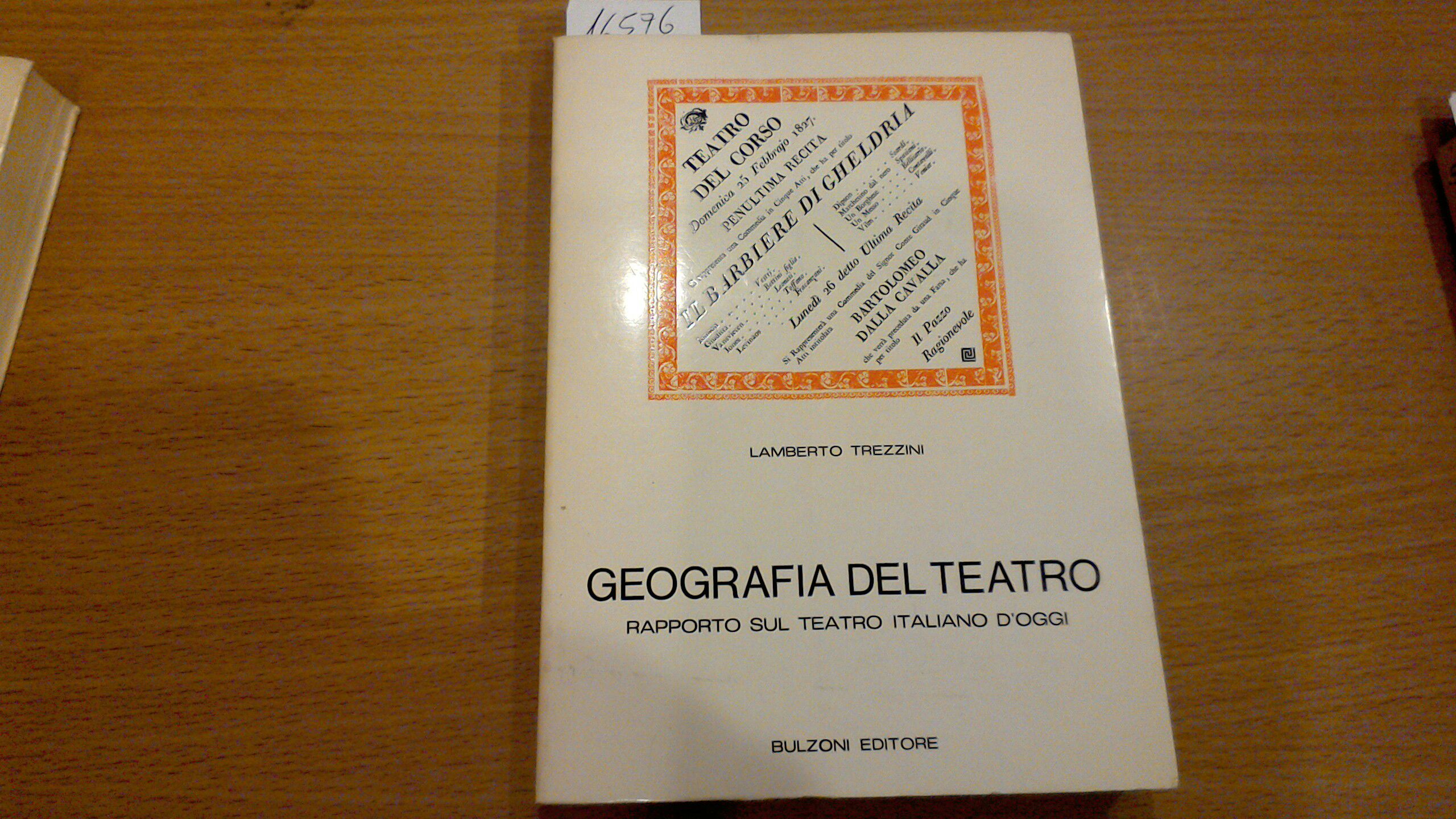 Geografia del teatro - rapporto sul teatro italiano d'oggi