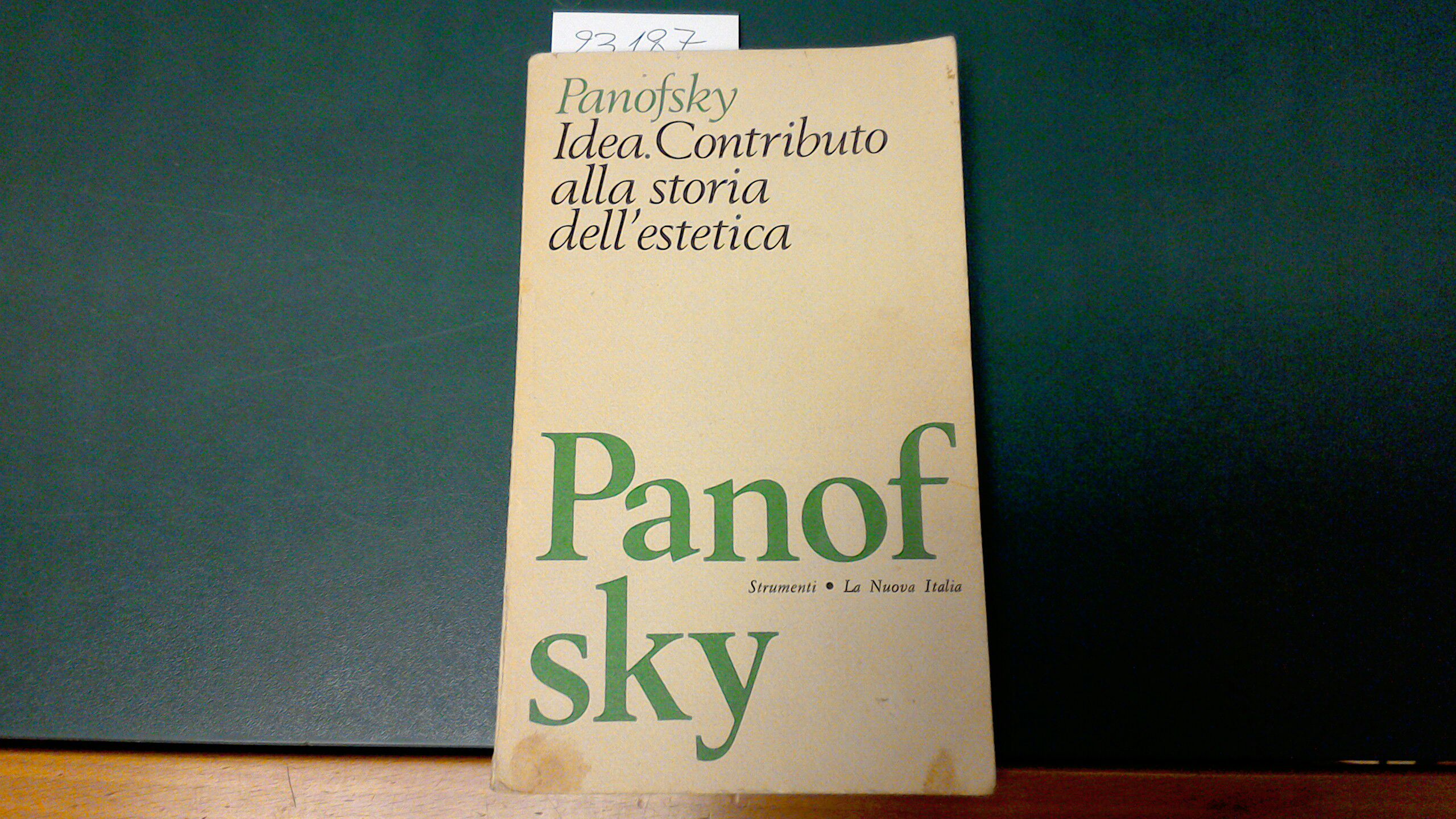 Idea. Contributo alla storia dell'estetica