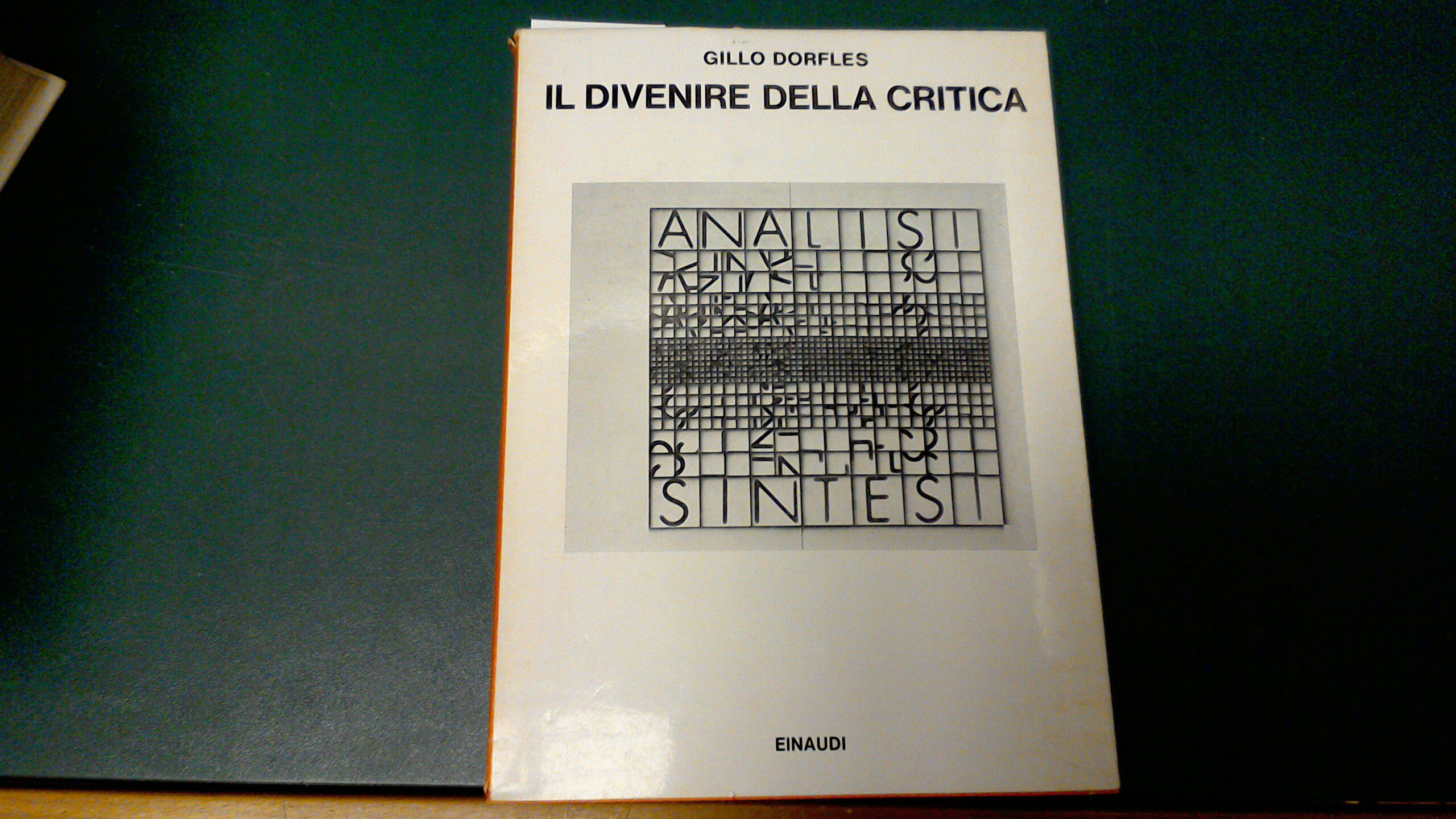 Il divenire della critica