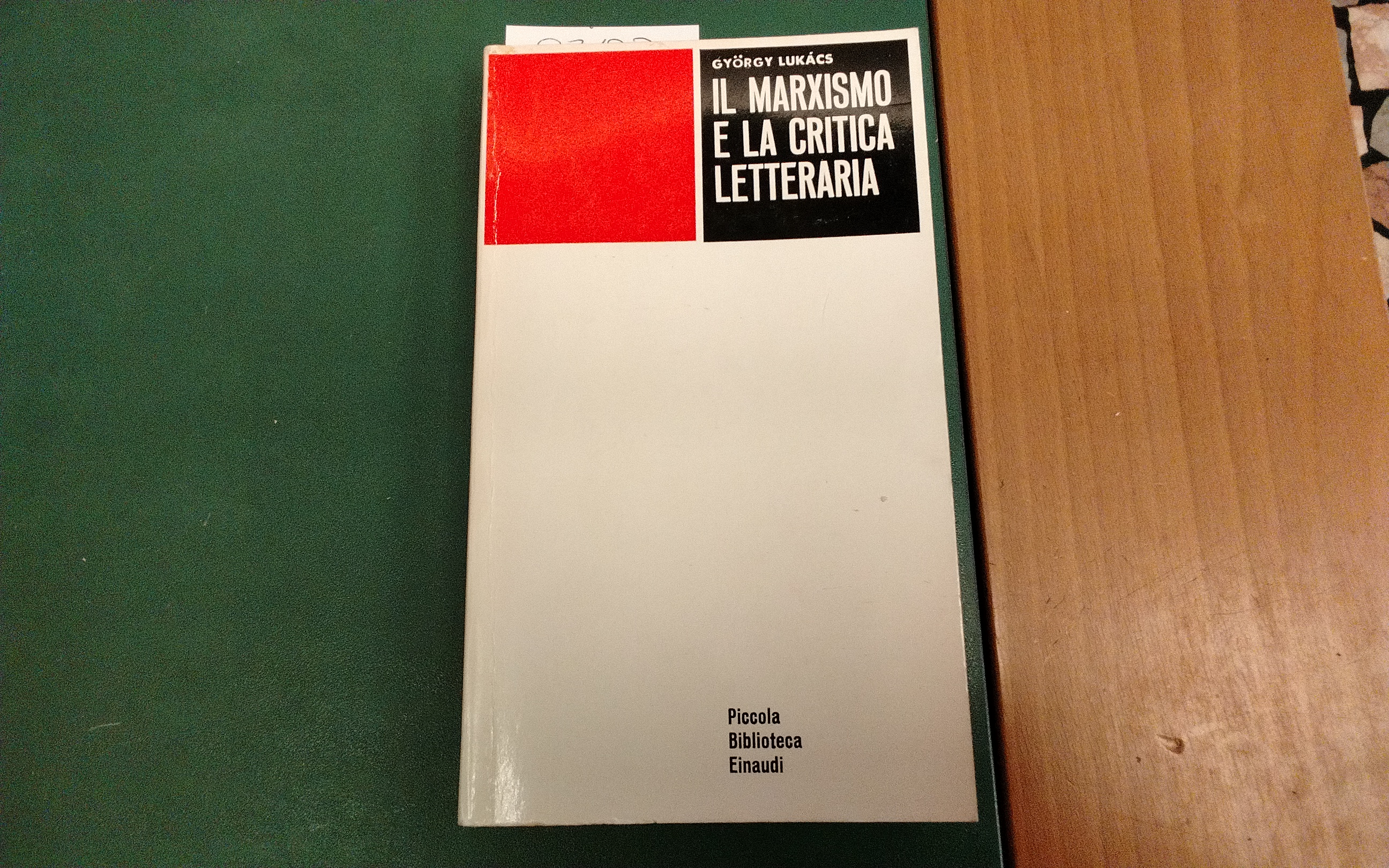 Il Marxismo e la critica letteraria
