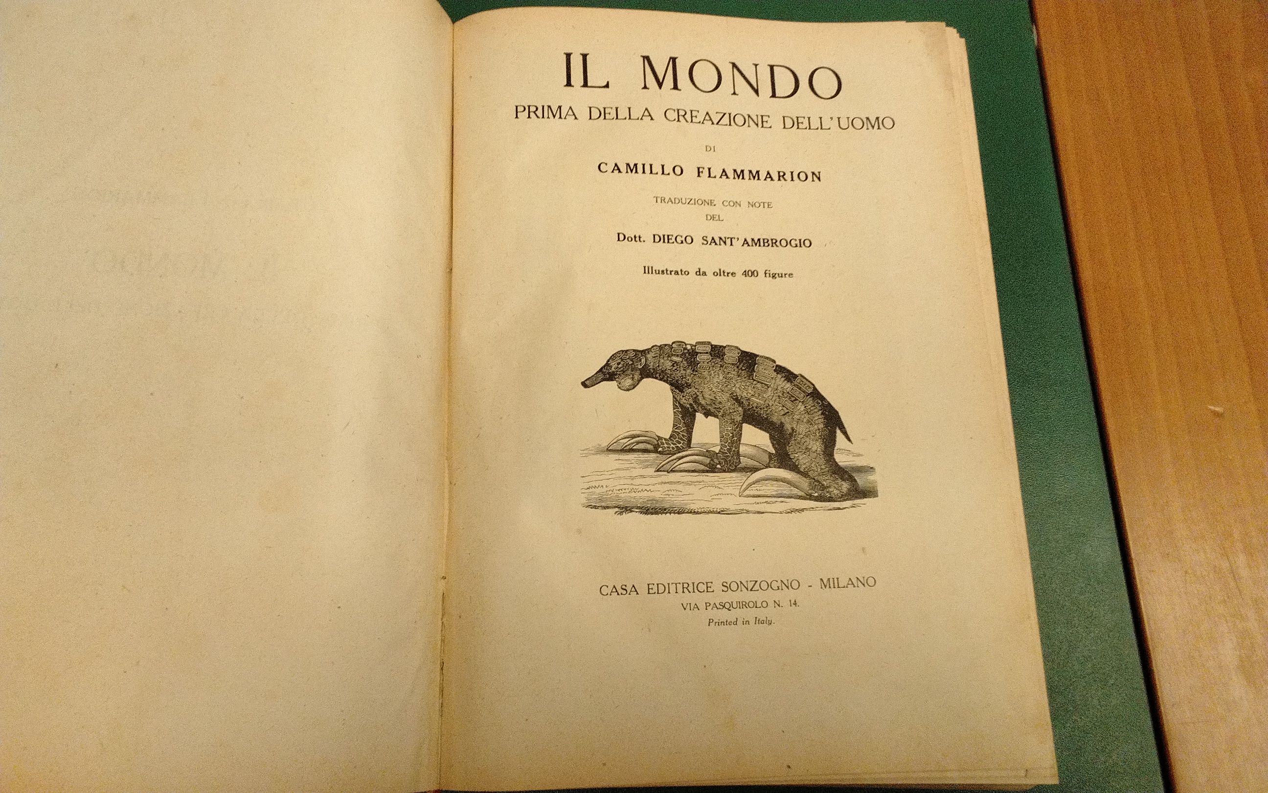 Il mondo prima della creazione dell'uomo