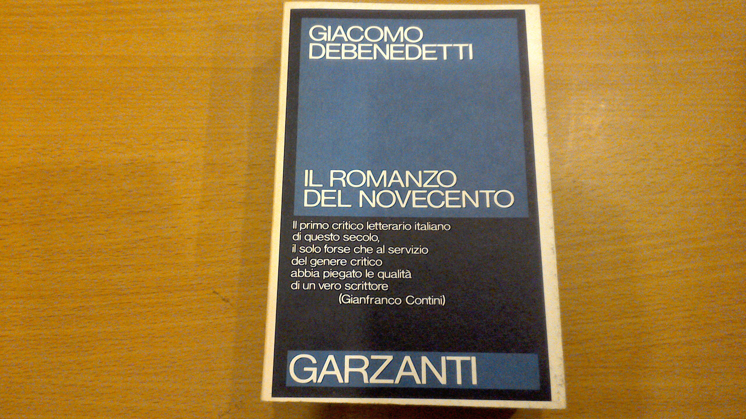 Il romanzo del Novecento