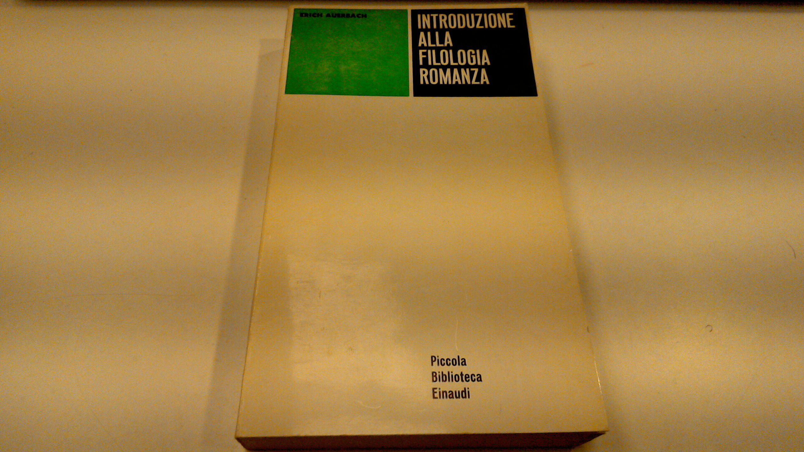 Introduzione alla filologia romanza
