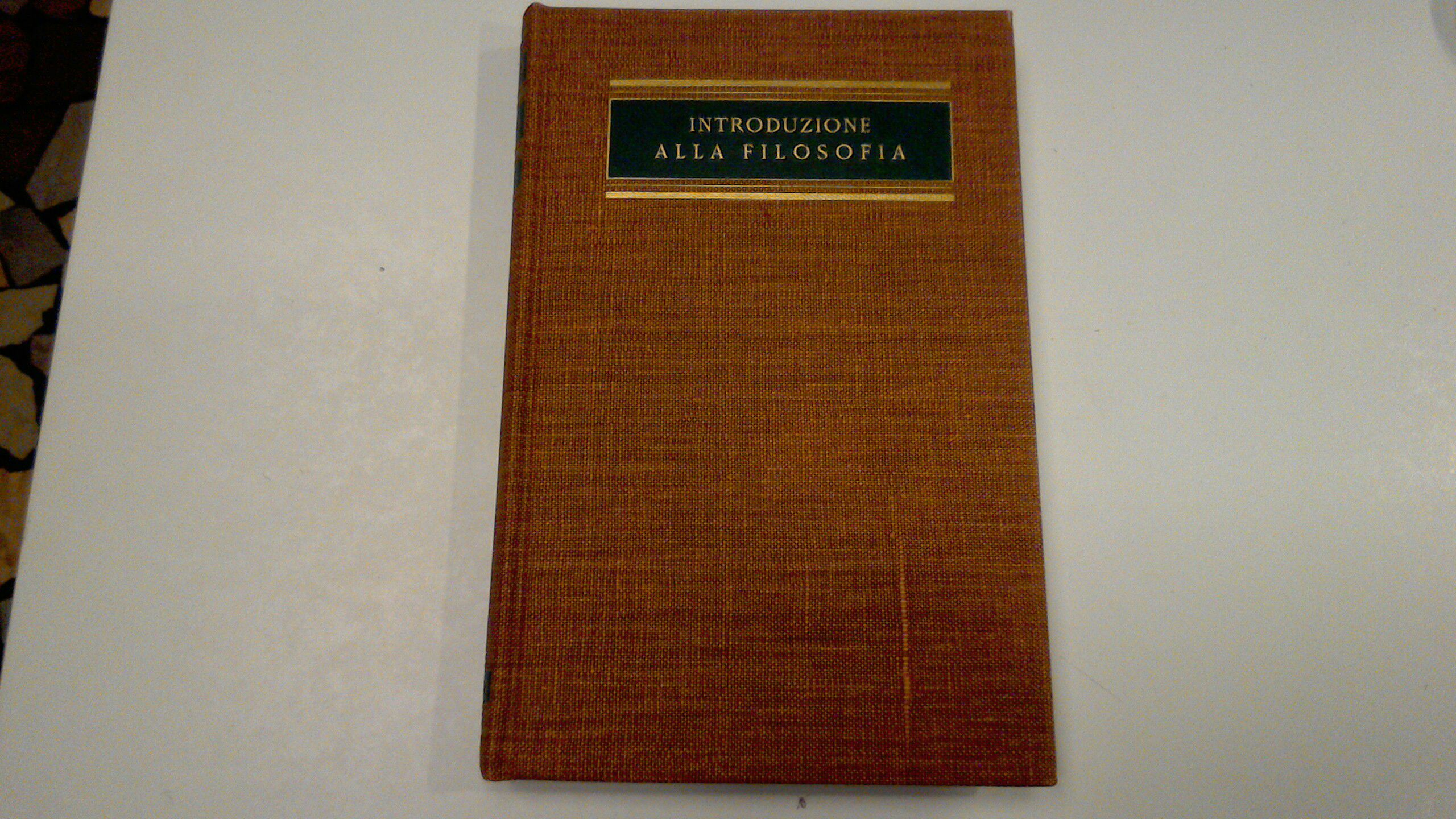 Introduzione alla filosofia - seconda edizione riveduta con un'Appendice