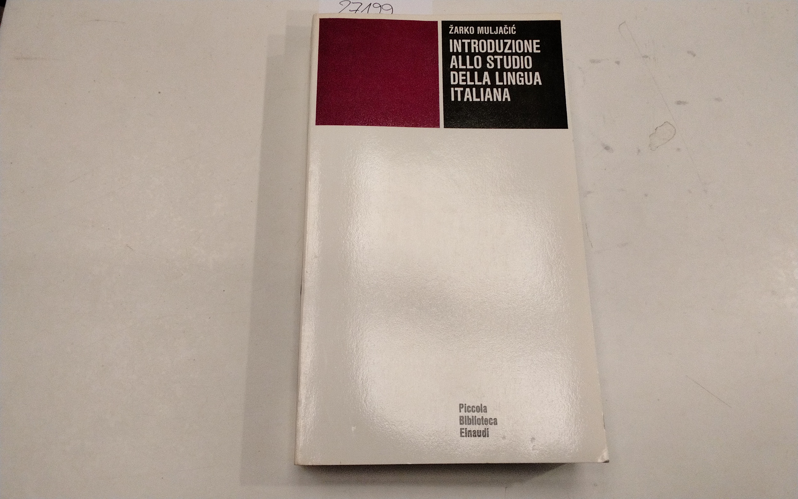 Introduzione allo studio della lingua italiana
