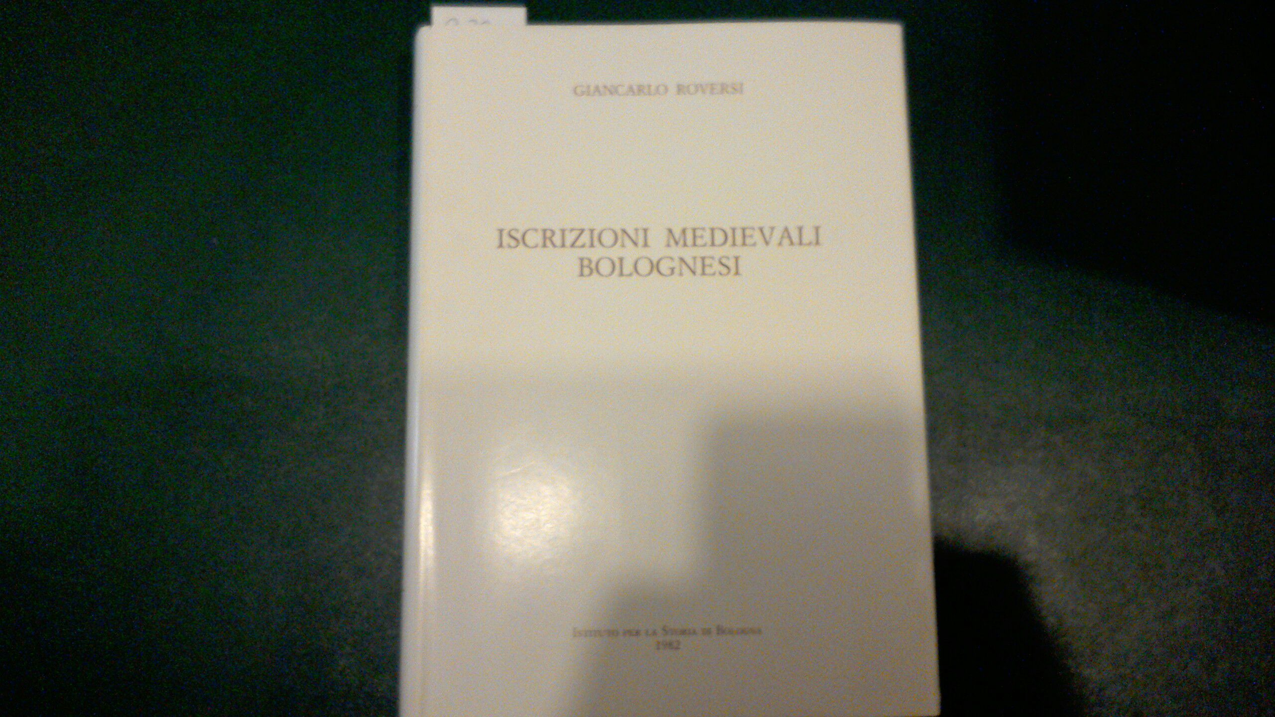 Iscrizioni medievali bolognesi
