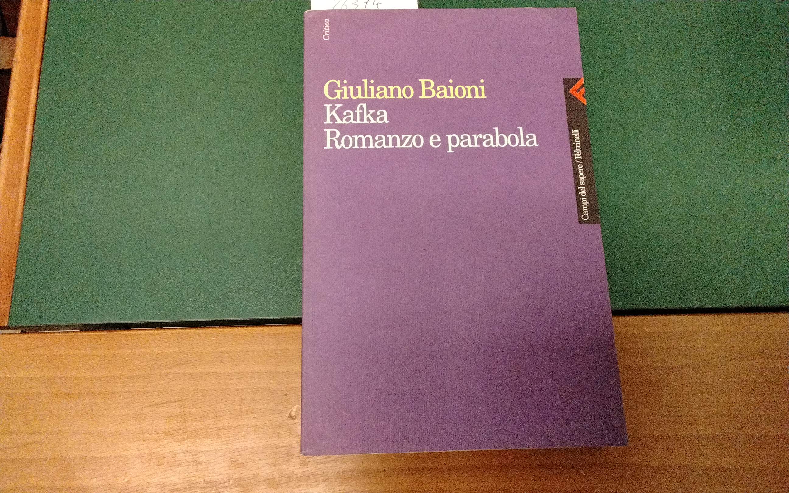 Kafka - romanzo e parabola