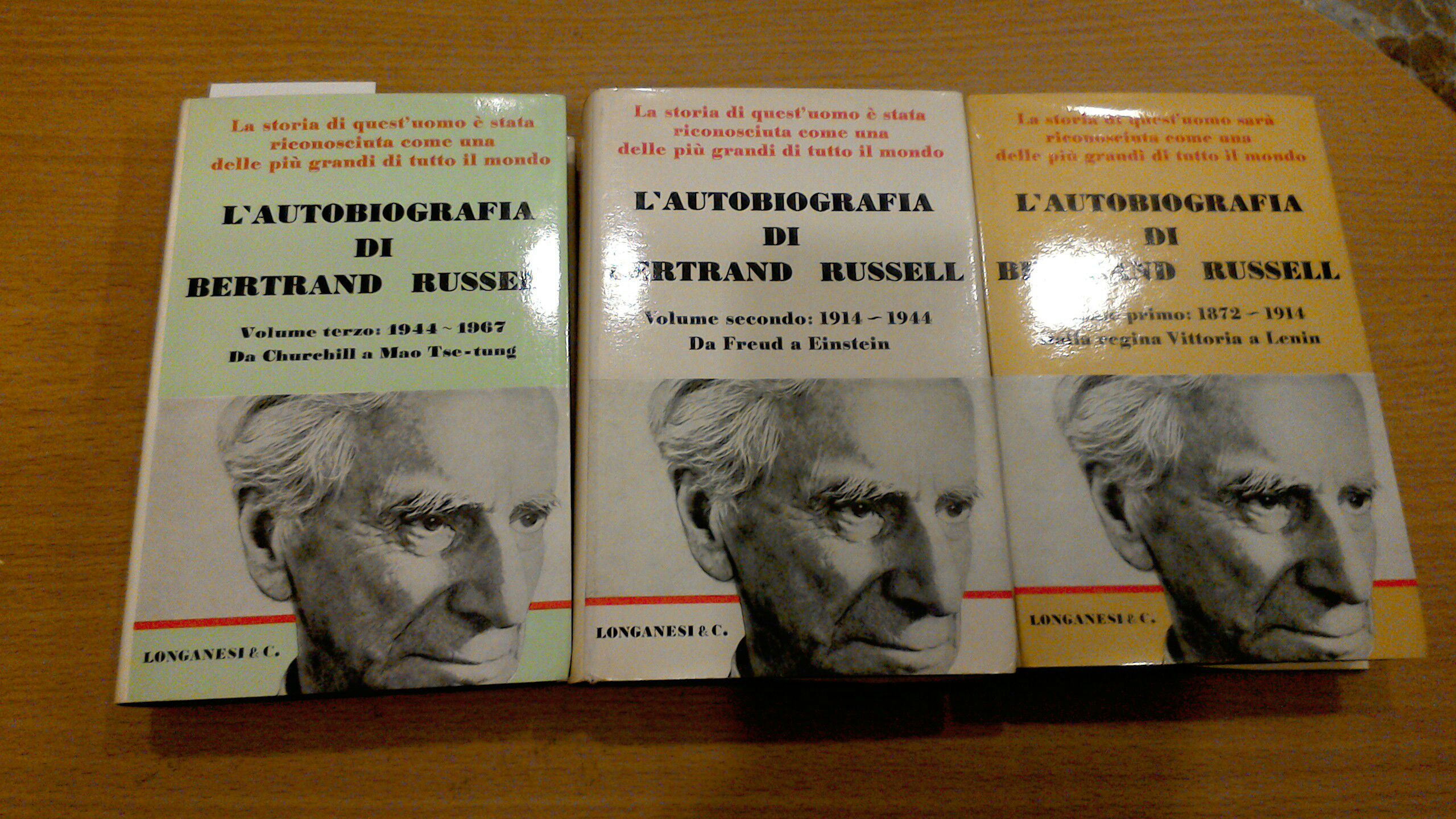 L'autobiografia ( 3 volumi )