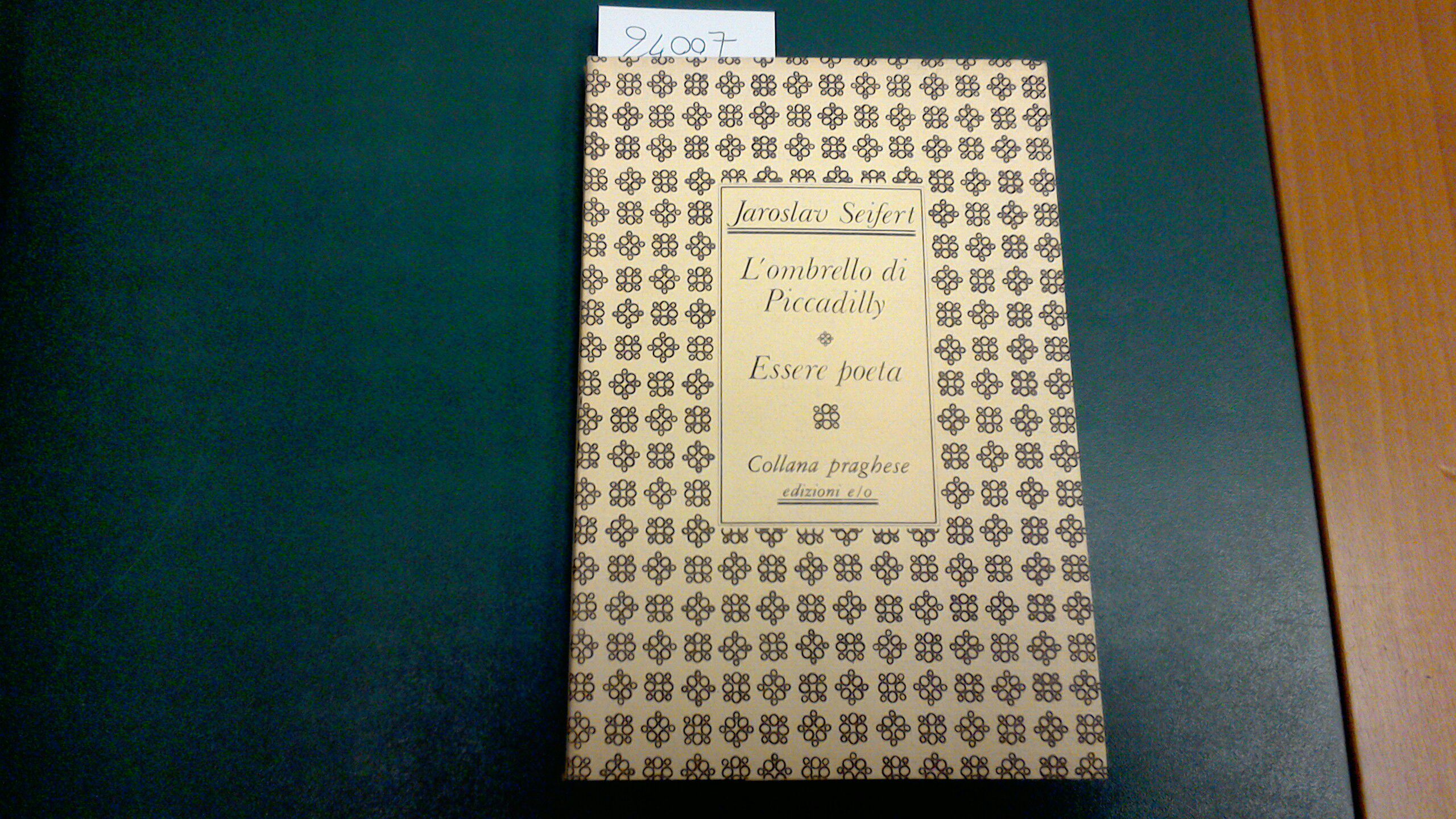 L'ombrello di Picadilly - Essere poeta