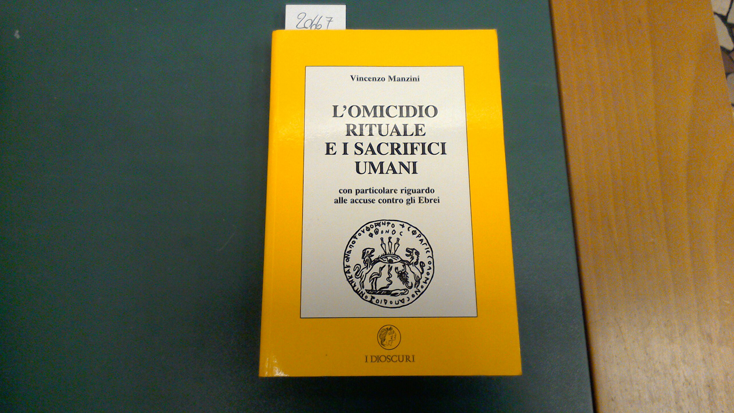 L'omicidio rituale e i sacrifici umani - con particolare riguardo …