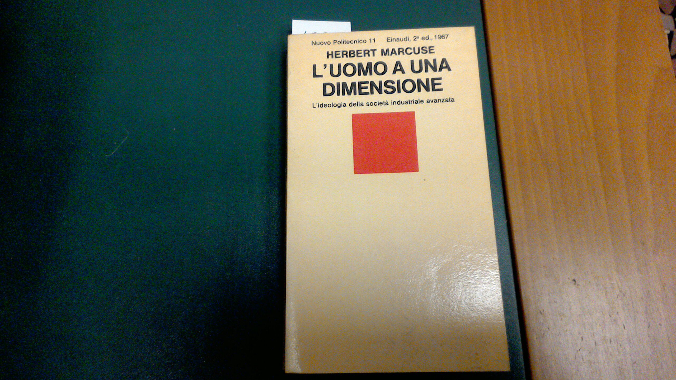 L'uomo a una dimensione