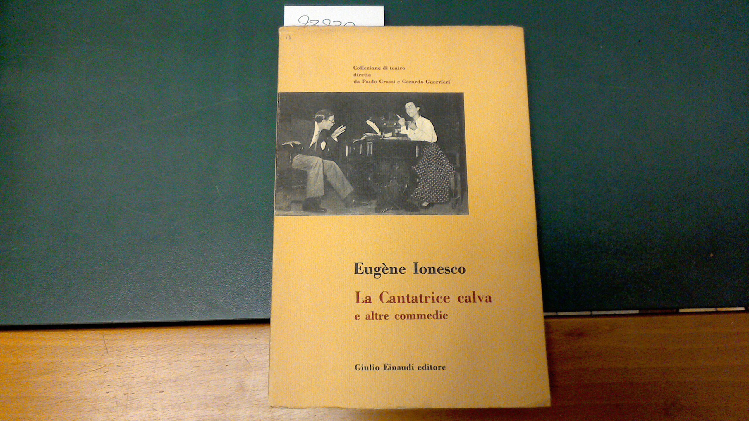 La cantatrice calva e altre commedie