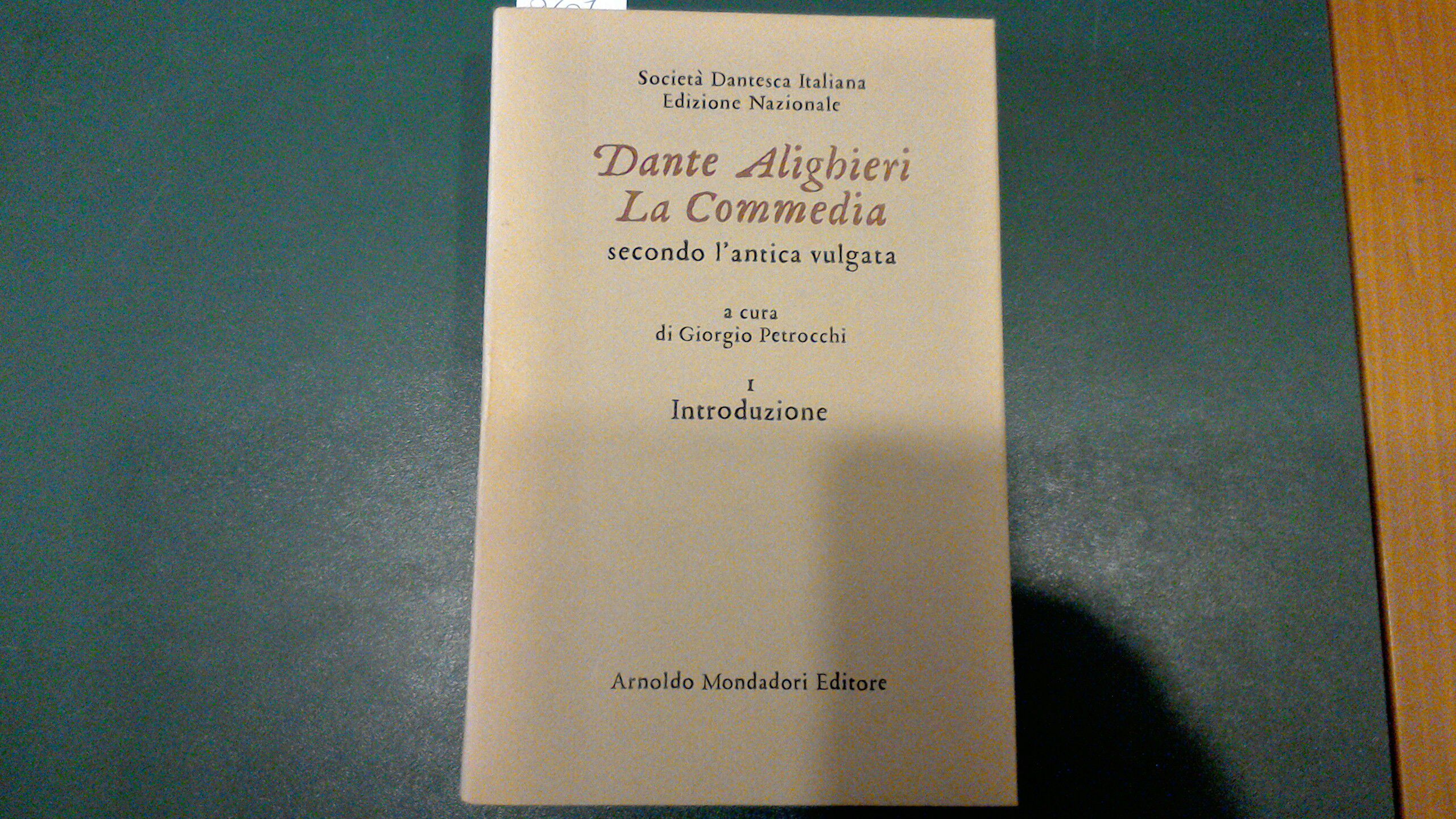 La commedia secondo l'antica vulgata