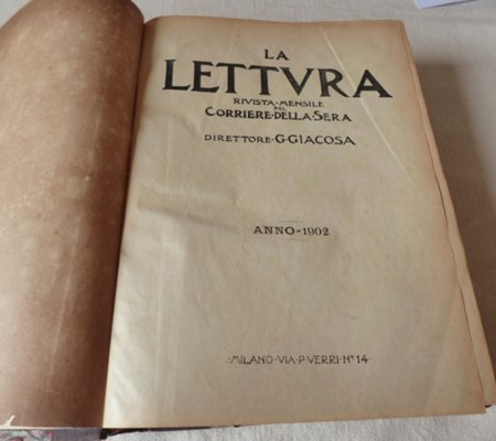 La Lettura ( Anno 1902 ) - 12 numeri