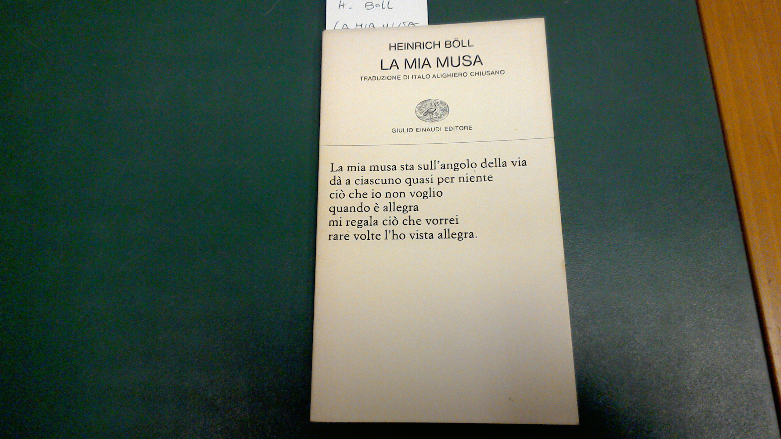 La mia musa