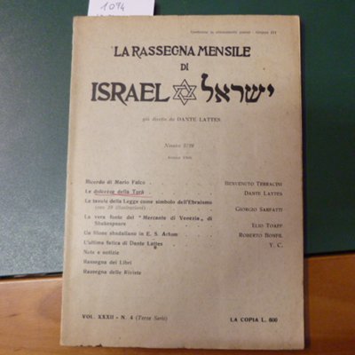 La rassegna mensile di Israel ( Aprile 1966 )