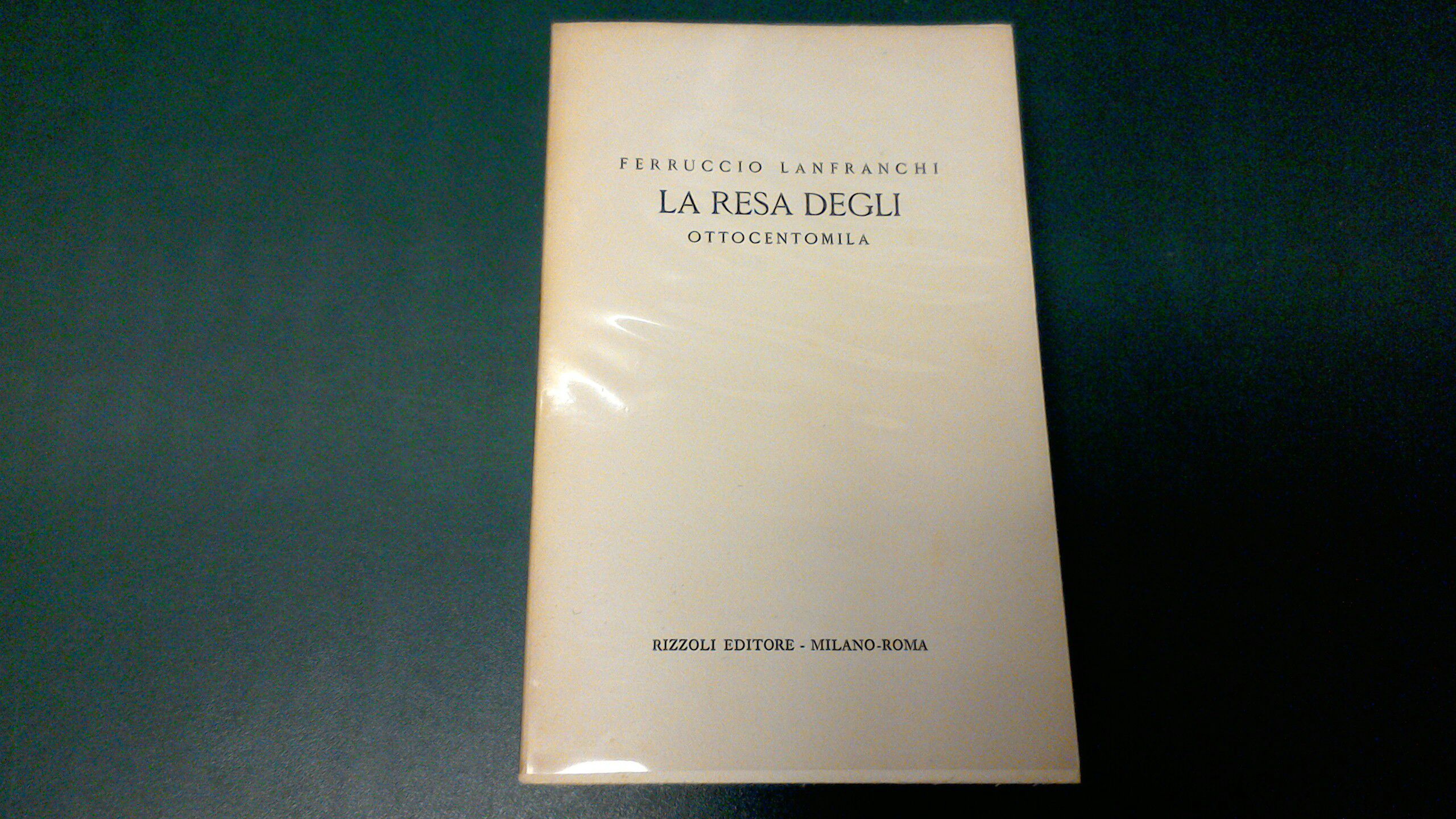 La resa degli ottocentomila