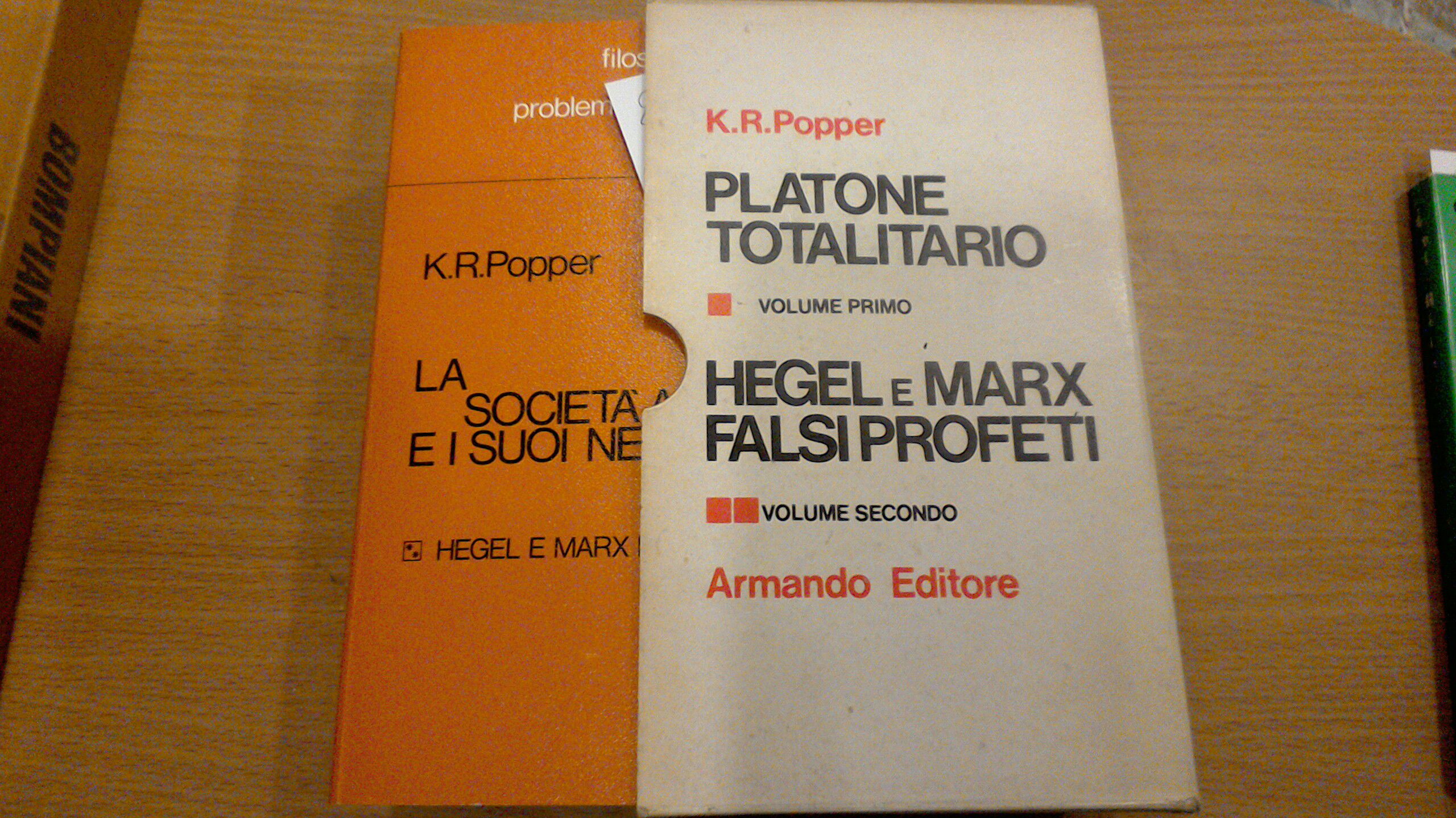 La società aperta e i suoi nemici ( 2 volumi …